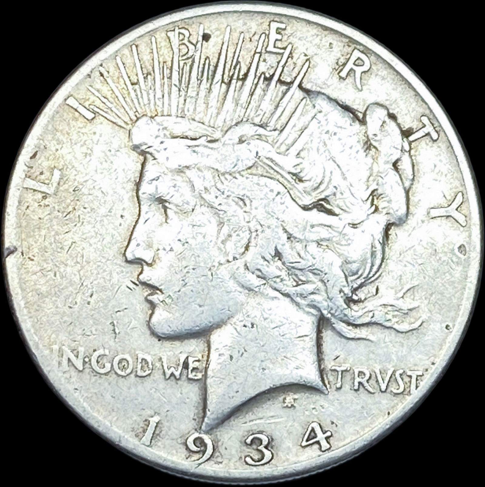 1934 Peace Silver Dollar LIGHTLY CIRCULATED (1 of 2)