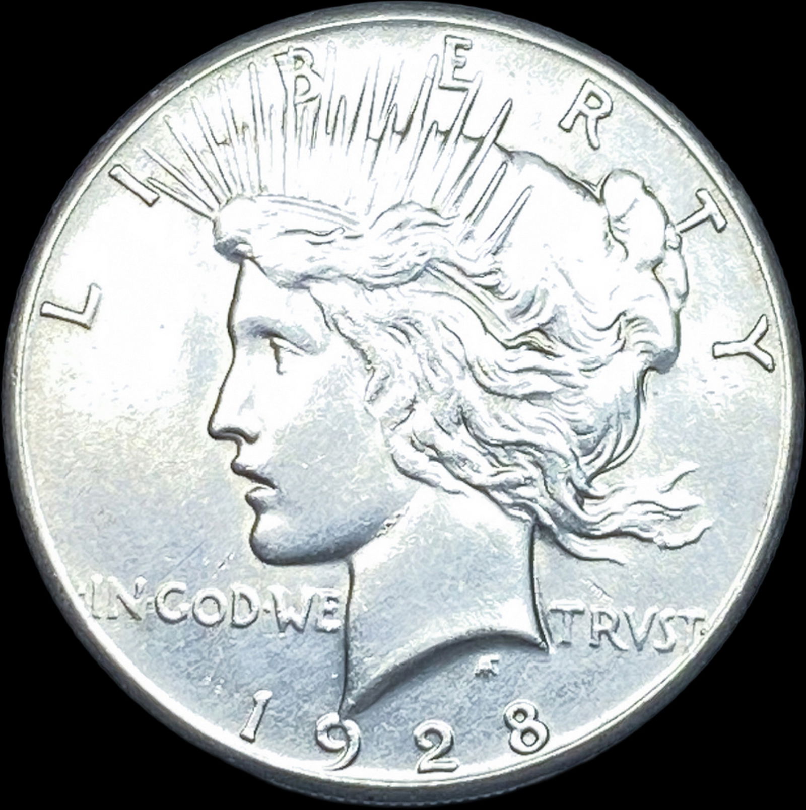 1928 Silver Peace Dollar CLOSELY UNCIRCULATED (1 of 2)