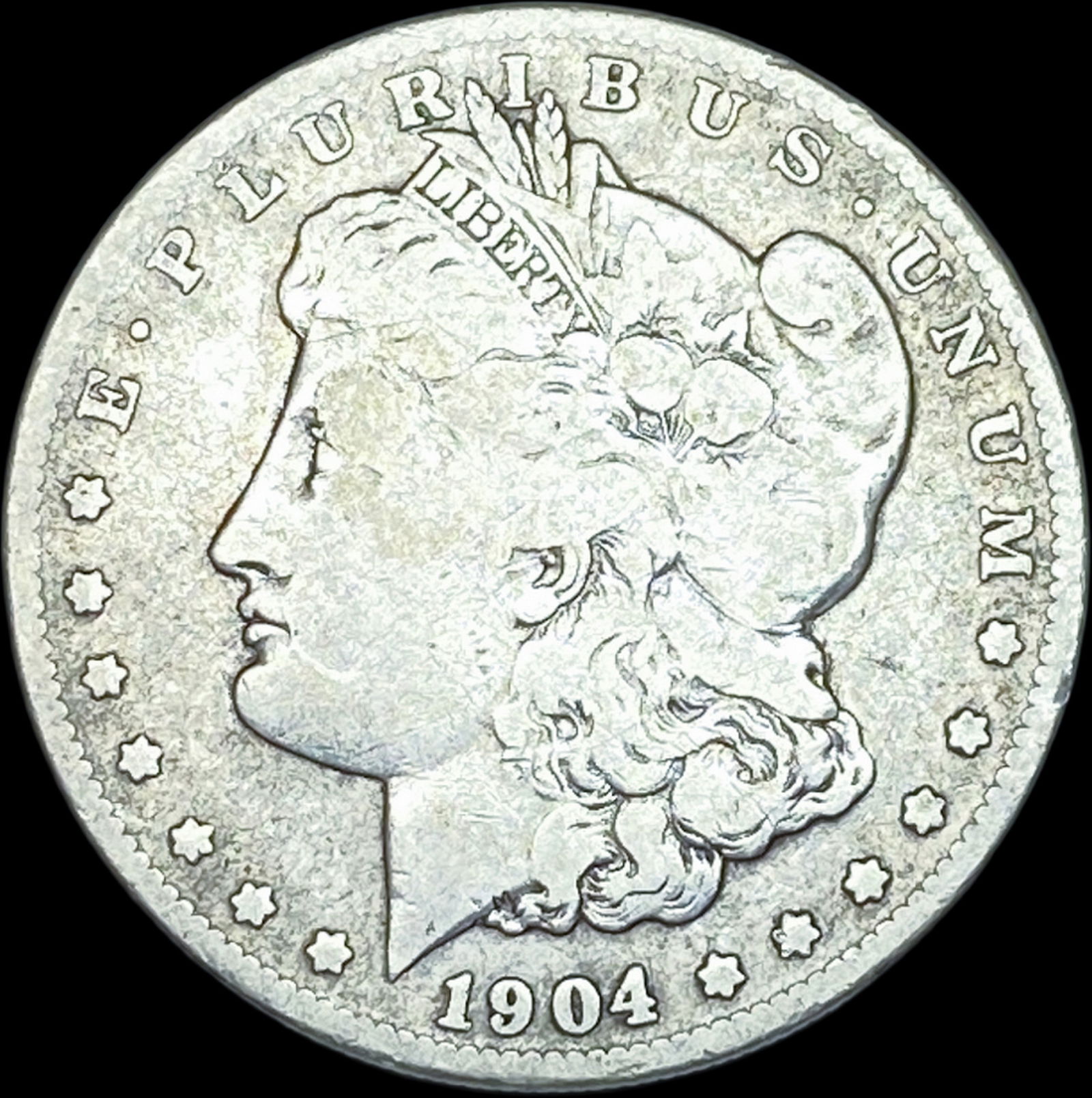 1904-S Silver Morgan Dollar NICELY CIRCULATED (1 of 2)