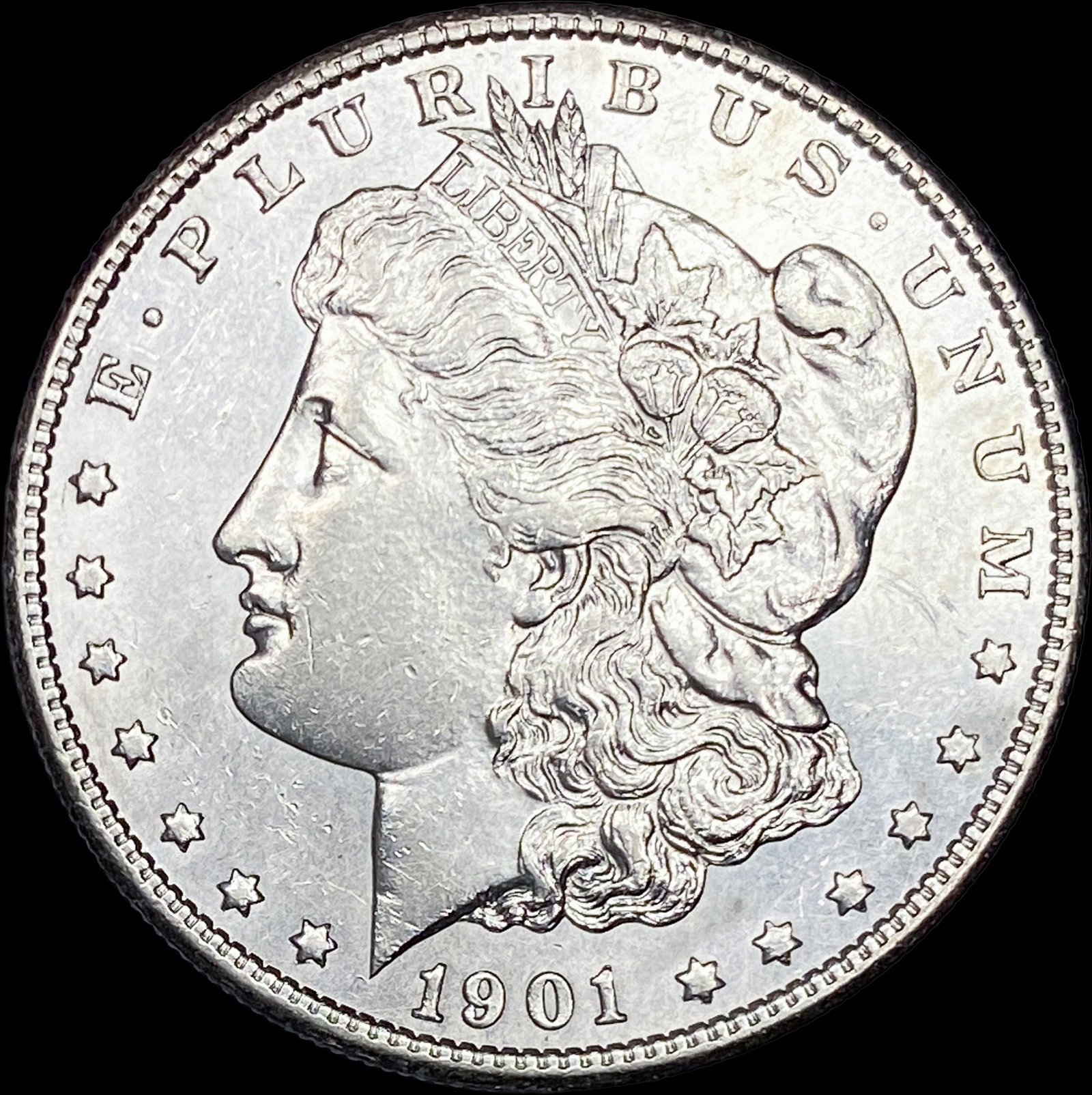 1901-S Silver Morgan Dollar CLOSELY UNCIRCULATED: 1901-S Silver Morgan Dollar CLOSELY UNCIRCULATED