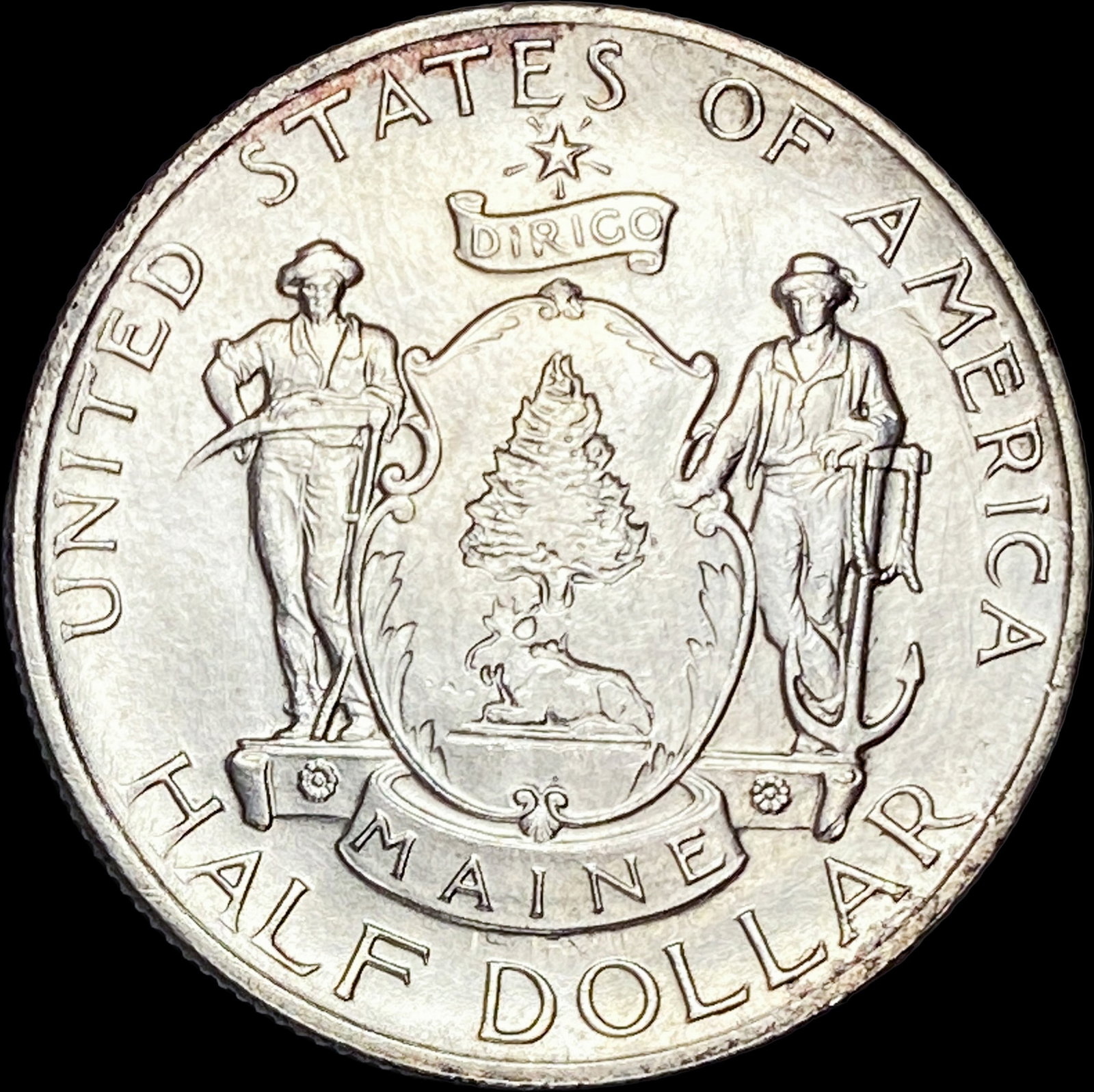 1920 Silver Half Dollar Maine Centennial CHOICE BU (1 of 2)