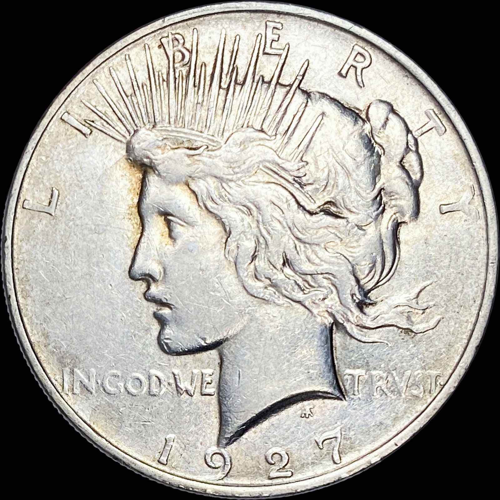 1927 Peace Silver Dollar CLOSELY UNCIRCULATED (1 of 2)