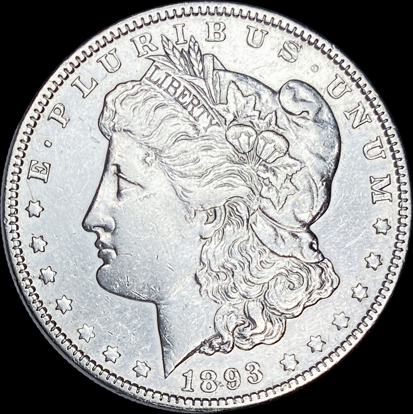 1893-S Silver Morgan Dollar CLOSELY UNCIRCULATED (1 of 2)