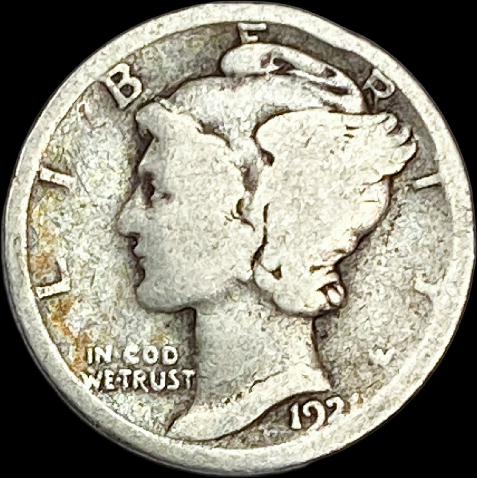 1927 Mercury Dime NICELY CIRCULATED (1 of 2)