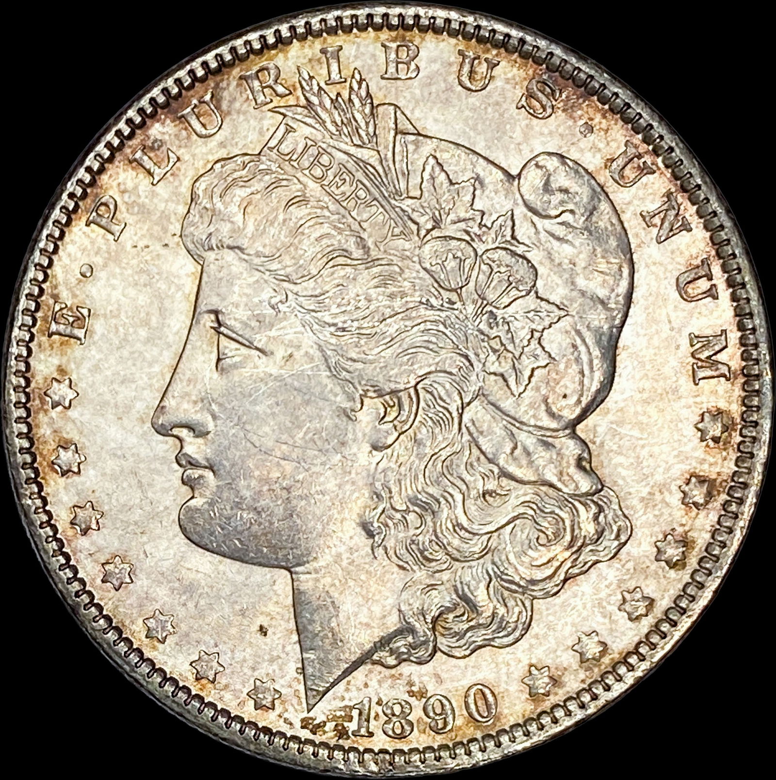 1890-S Silver Morgan Dollar CHOICE BU (1 of 2)