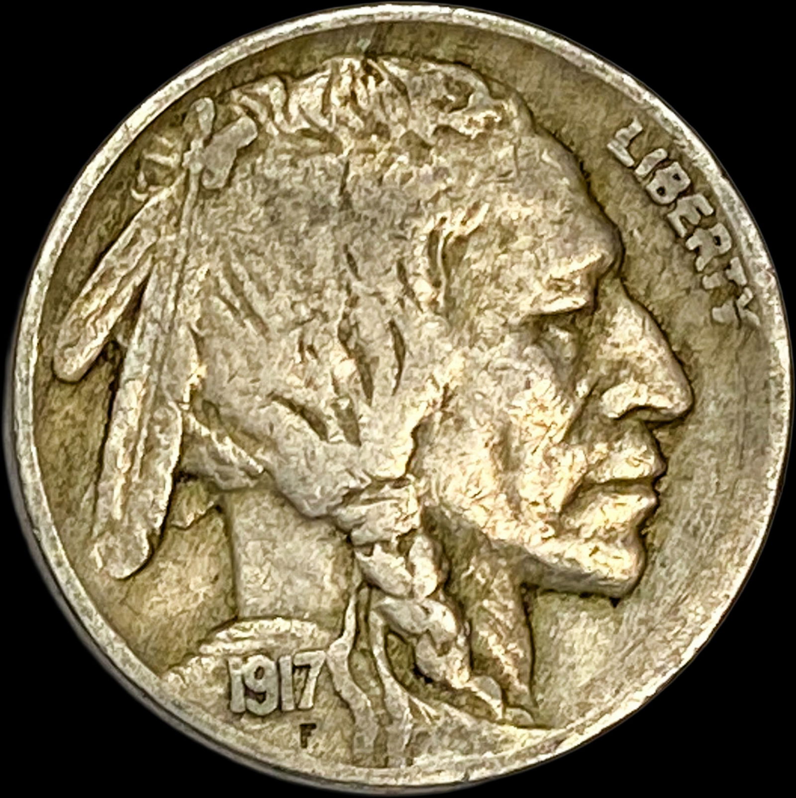 1917-D Buffalo Nickel CLOSELY UNCIRCULATED (1 of 2)
