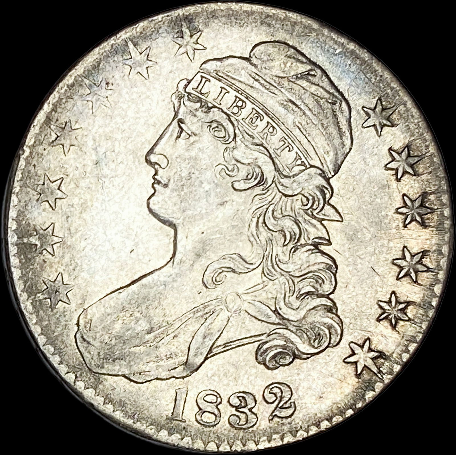 1832 Capped Bust Half Dollar CLOSELY UNCIRCULATED (1 of 2)