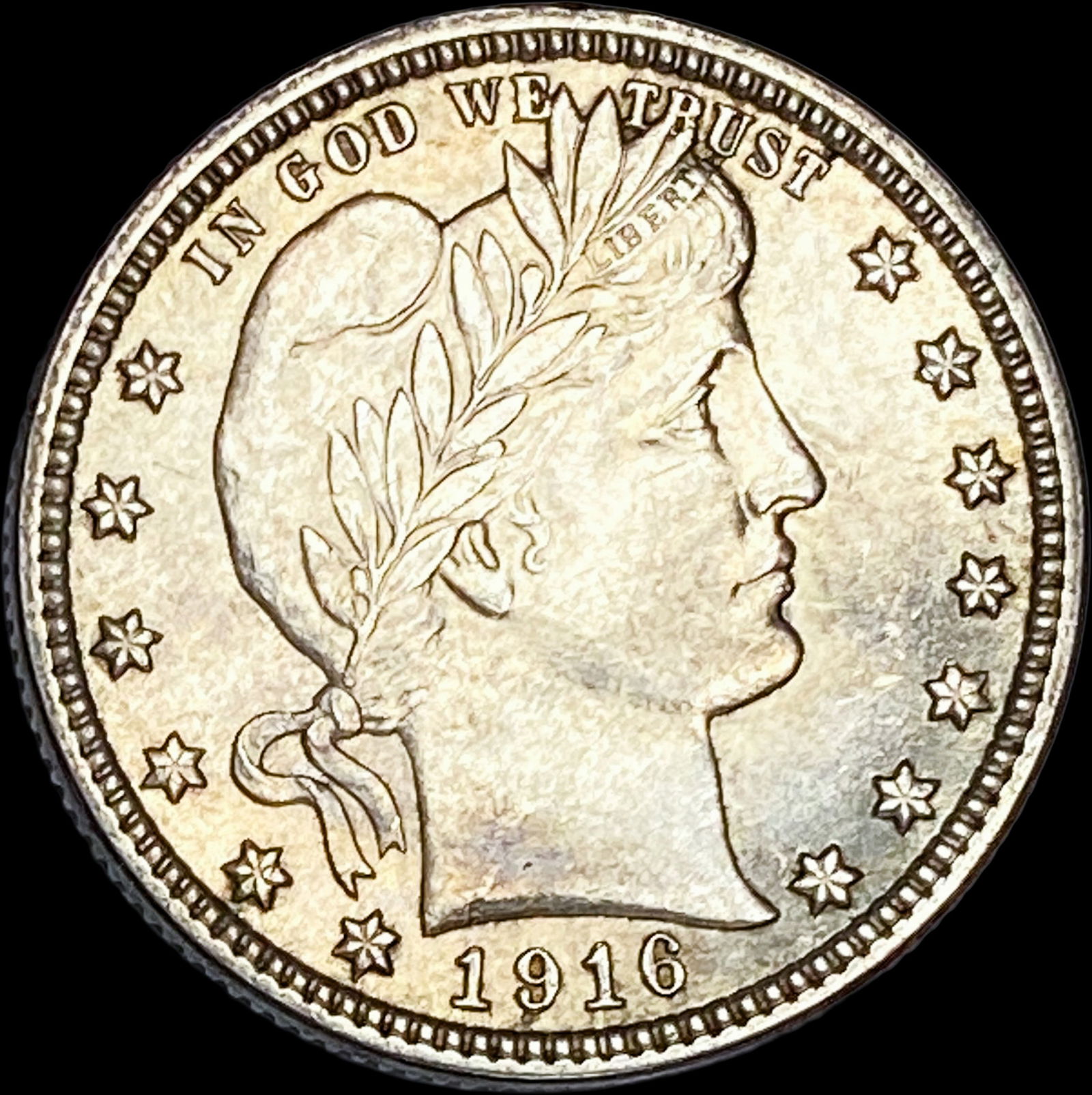 1916-D Silver Barber Quarter UNCIRCULATED (1 of 2)