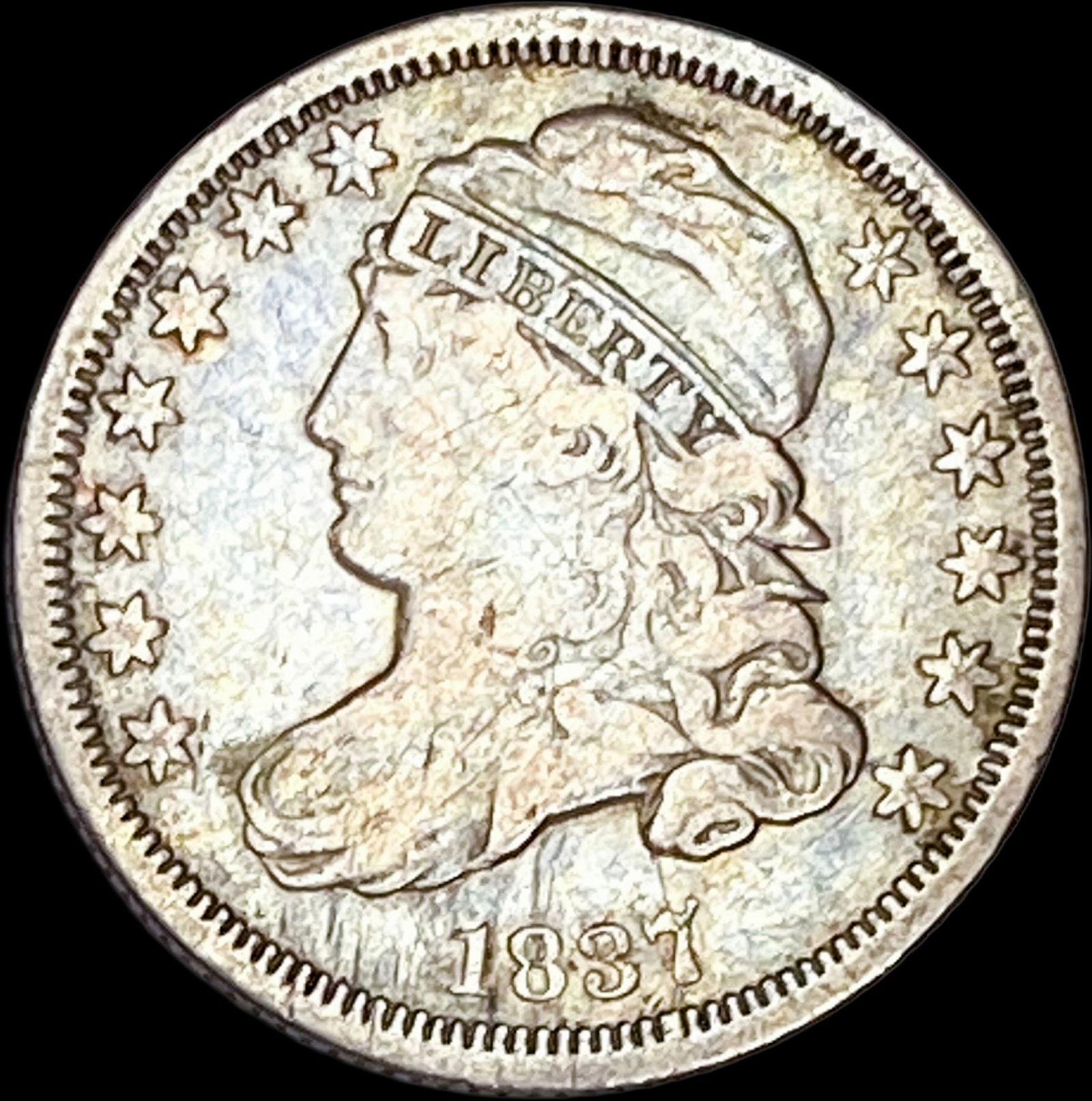 1837 Capped Bust Dime LIGHTLY CIRCULATED (1 of 2)