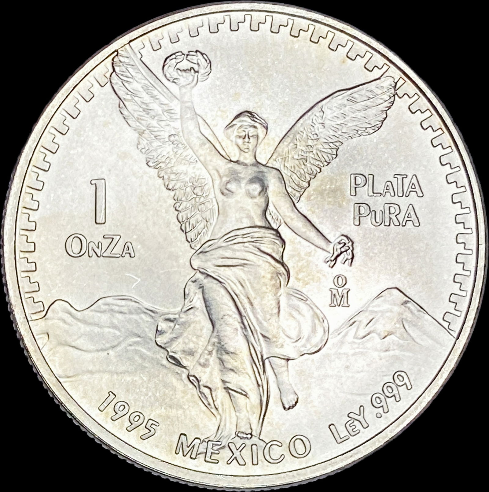 1995 Mexico Silver 1 Onza Libertad GEM BU (1 of 2)