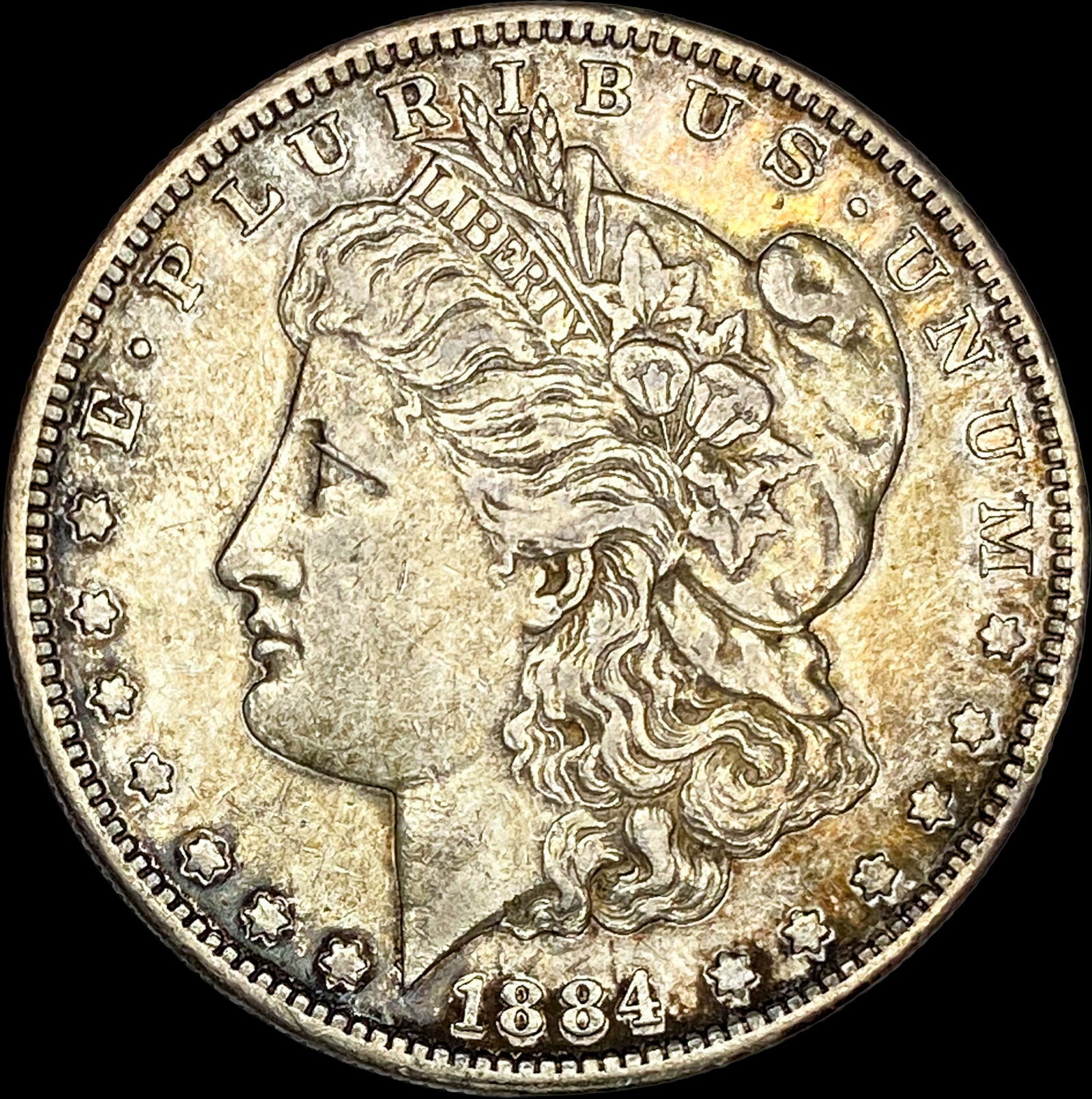 1884-S Silver Morgan Dollar NEARLY UNCIRCULATED (1 of 2)