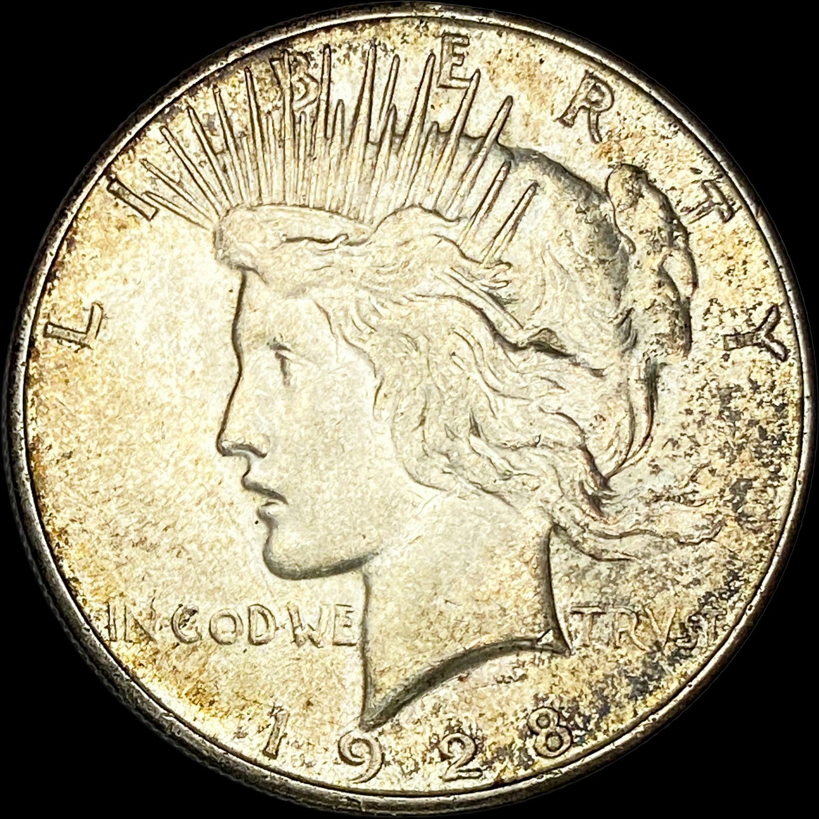 1928 Peace Silver Dollar CHOICE AU (1 of 2)