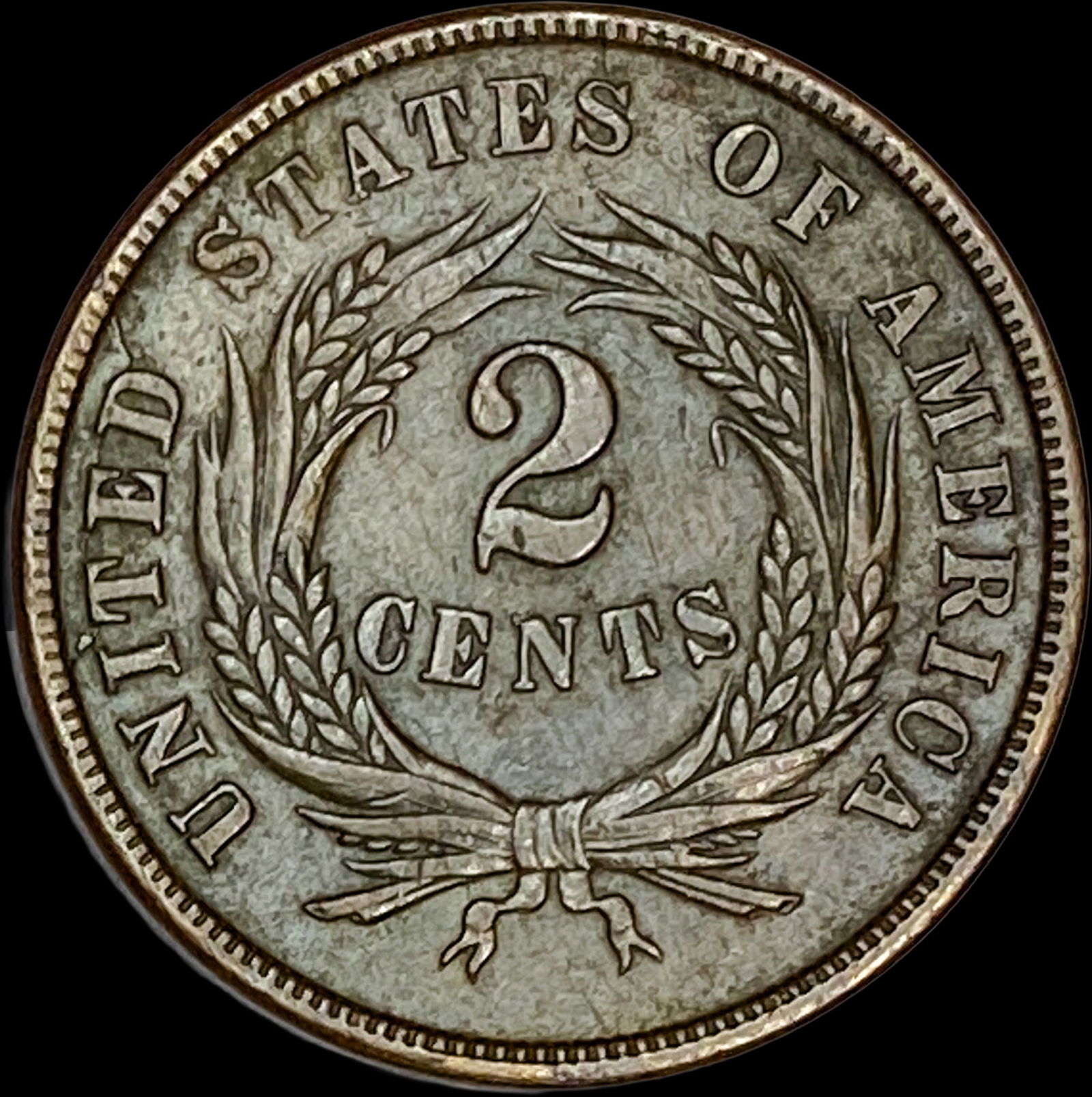 1864 Copper 2 Cents CHOICE AU (1 of 2)