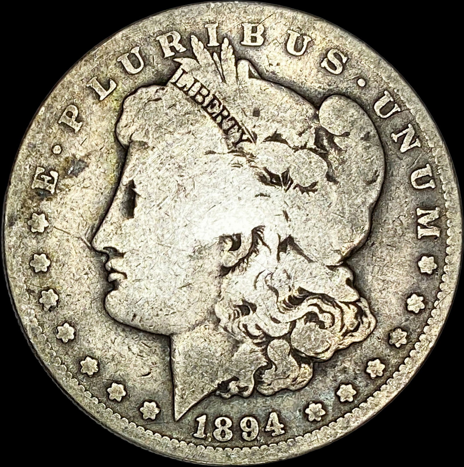 1894-S Silver Morgan Dollar NICELY CIRCULATED (1 of 2)