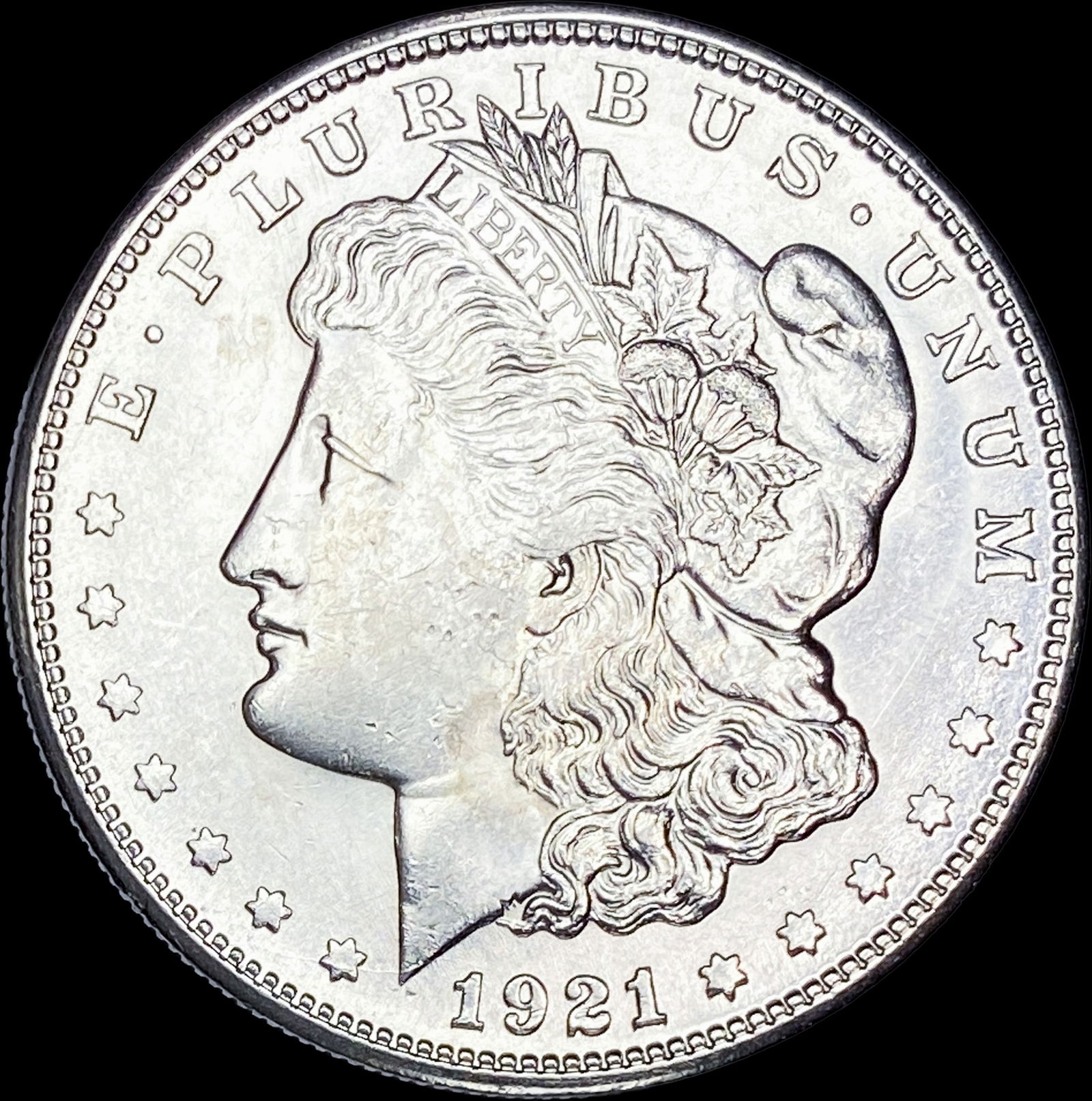 1921 Silver Morgan Dollar CHOICE AU (1 of 2)