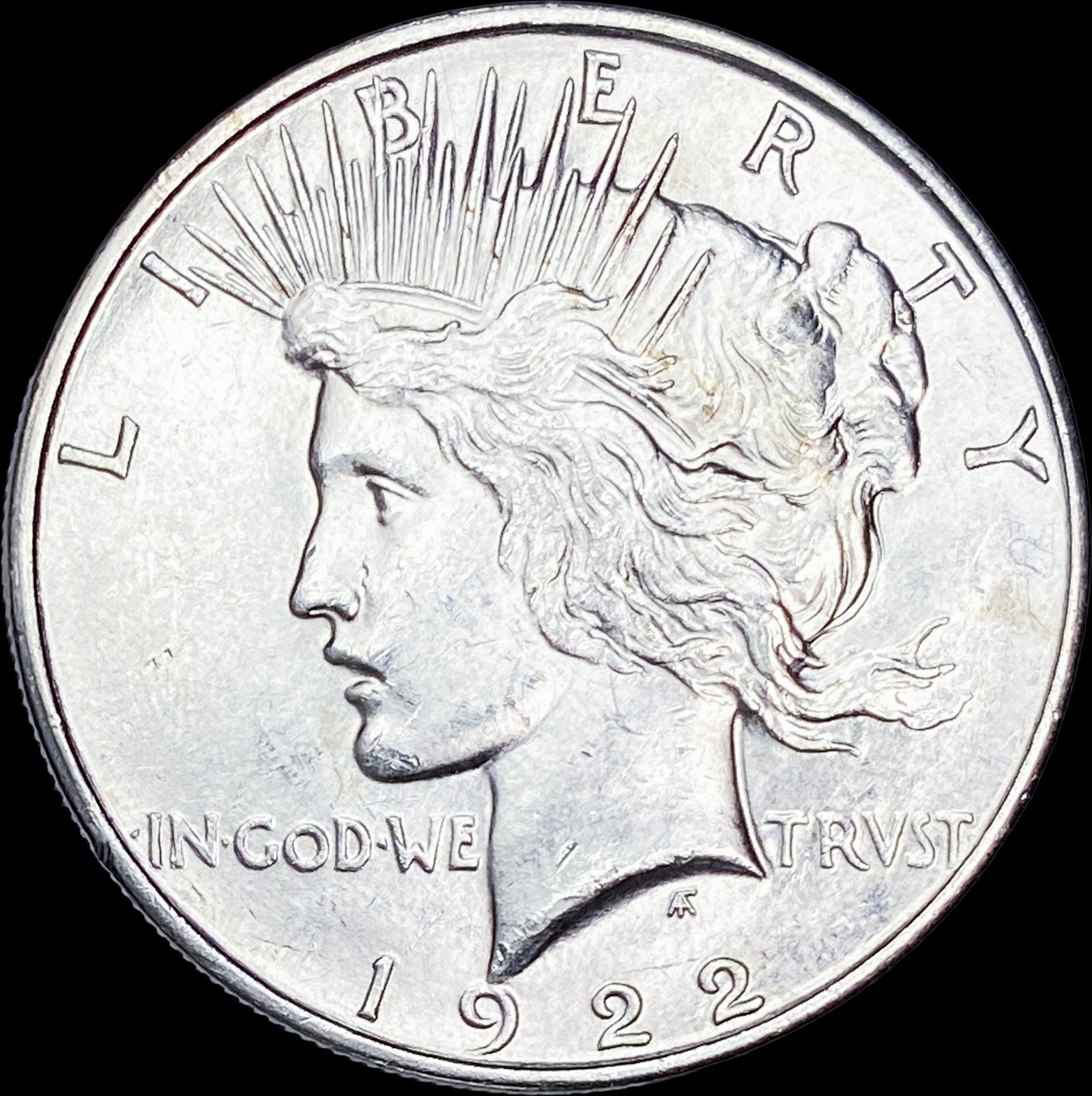 1922 Silver Peace Dollar CHOICE BU (1 of 2)