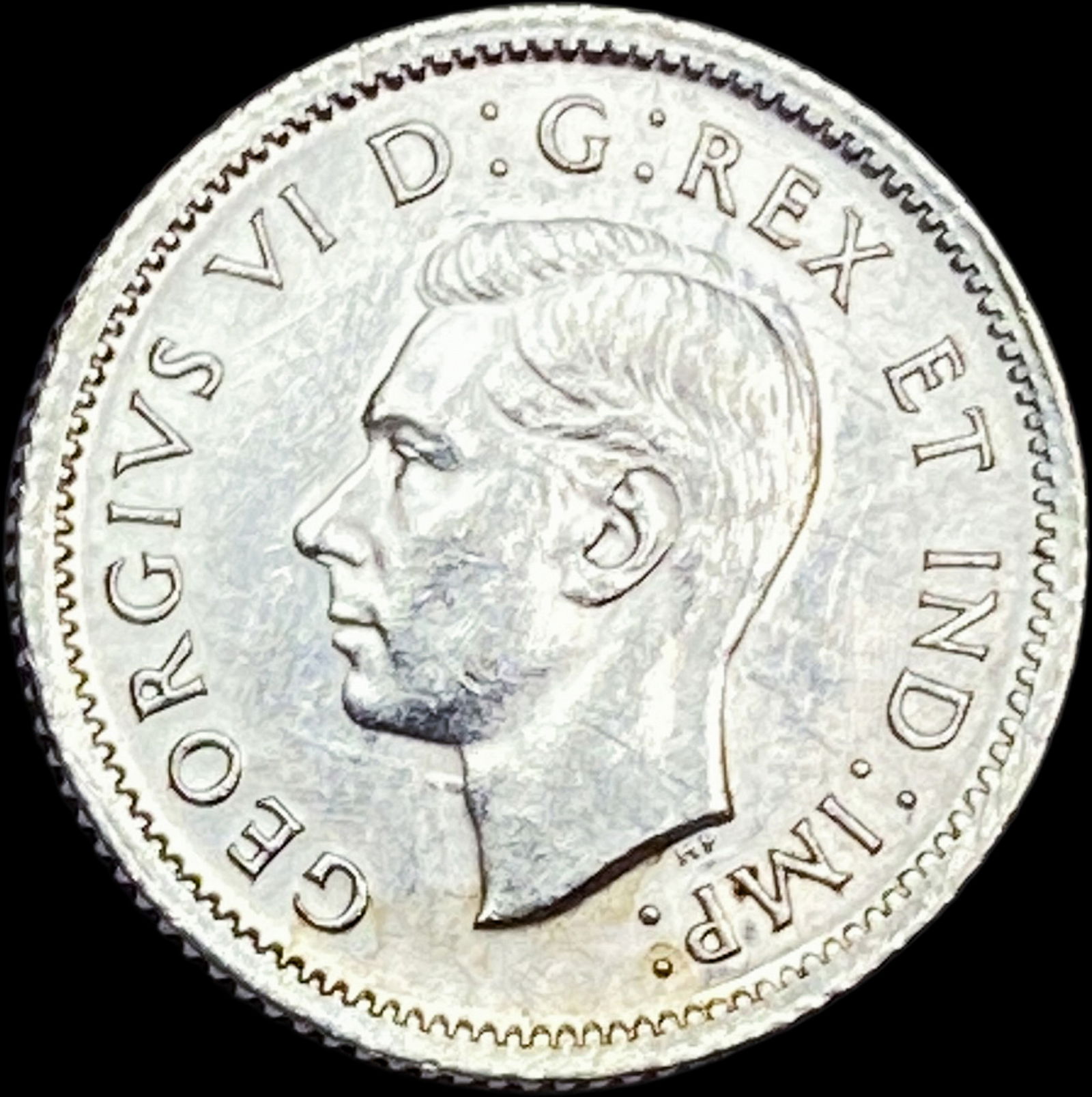 1937 Canada Silver 10 Cents CHOICE BU (1 of 2)