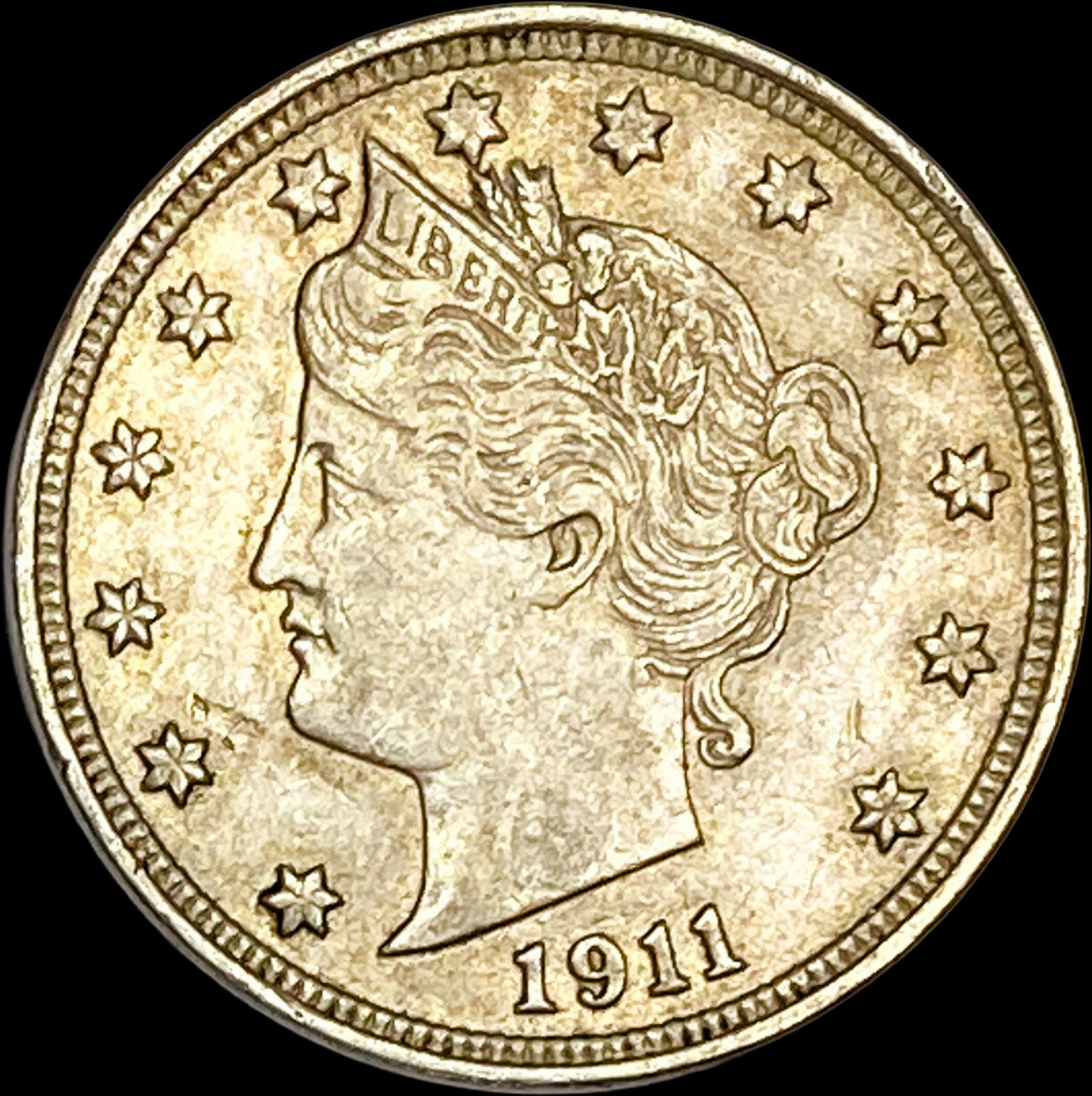 1911-D Liberty Head Nickel CLOSELY UNCIRCULATED (1 of 2)