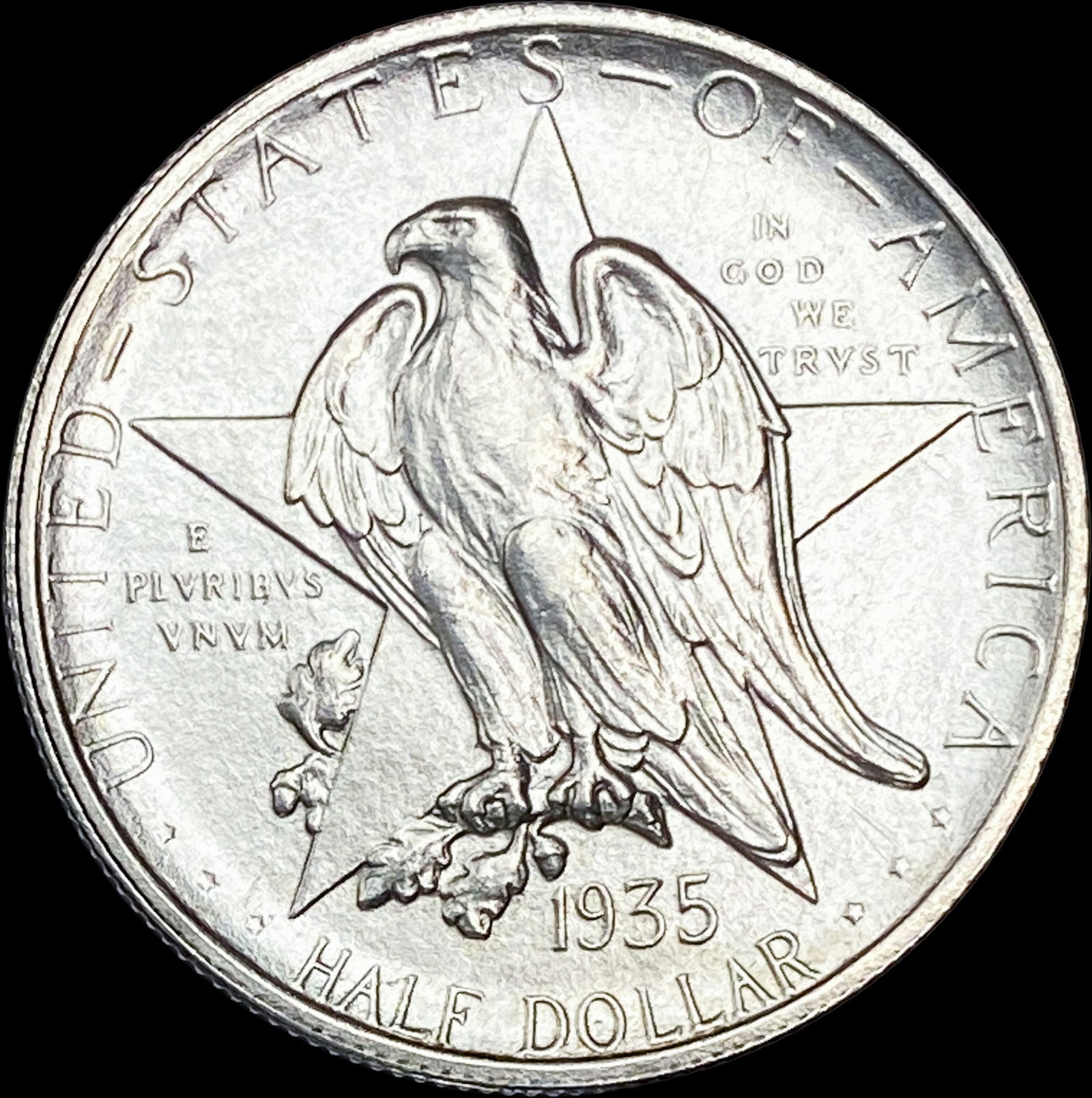 1935 Silver Texas Independence Centennial Half Dollar UNCIRCULATED (1 of 2)