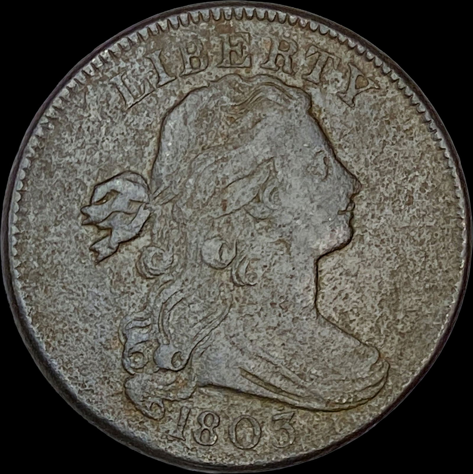 1803 Draped Bust Large Cent LIGHTLY CIRCULATED (1 of 2)