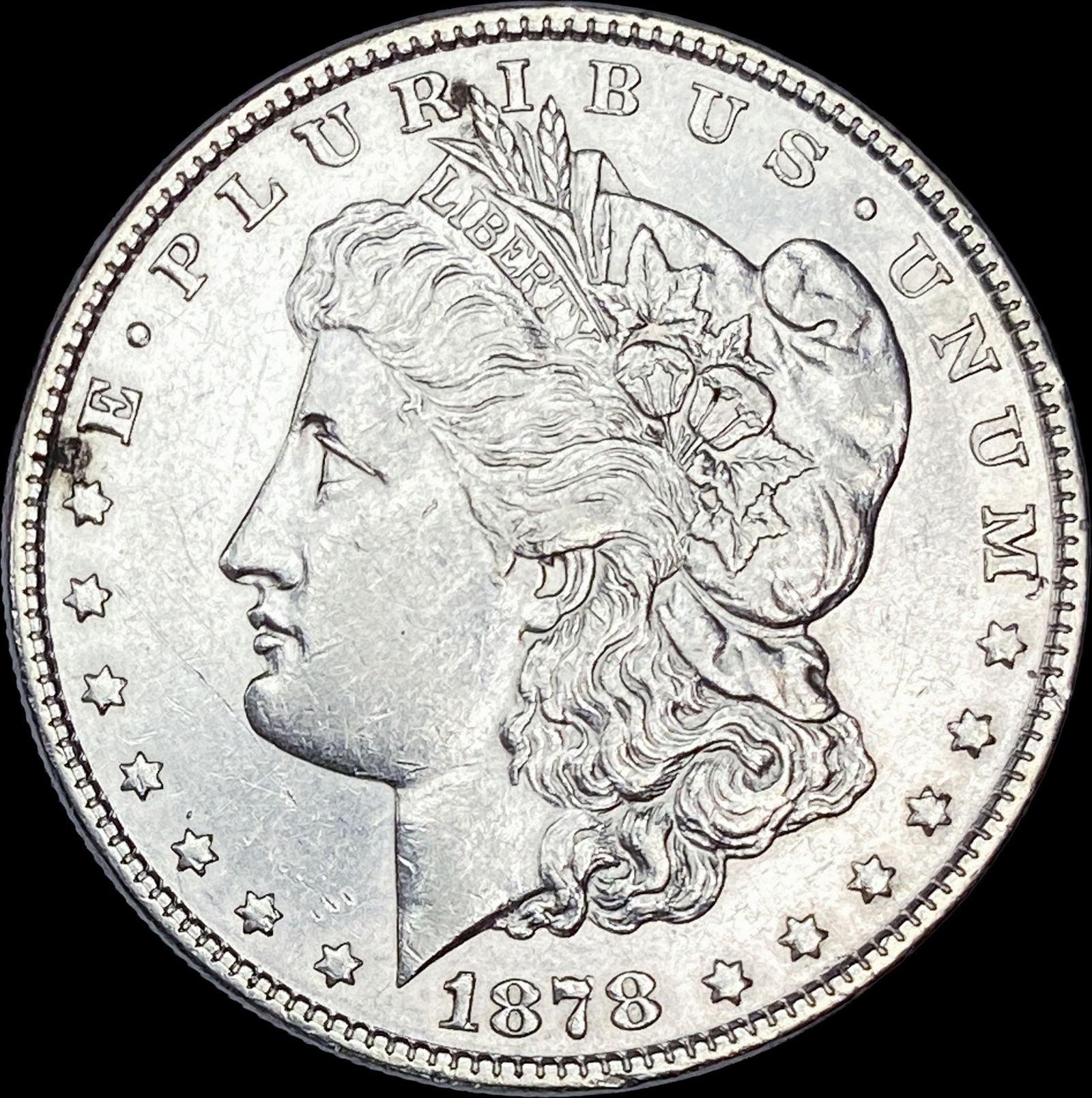 1878 Silver Morgan Dollar CLOSELY UNCIRCULATED (1 of 2)