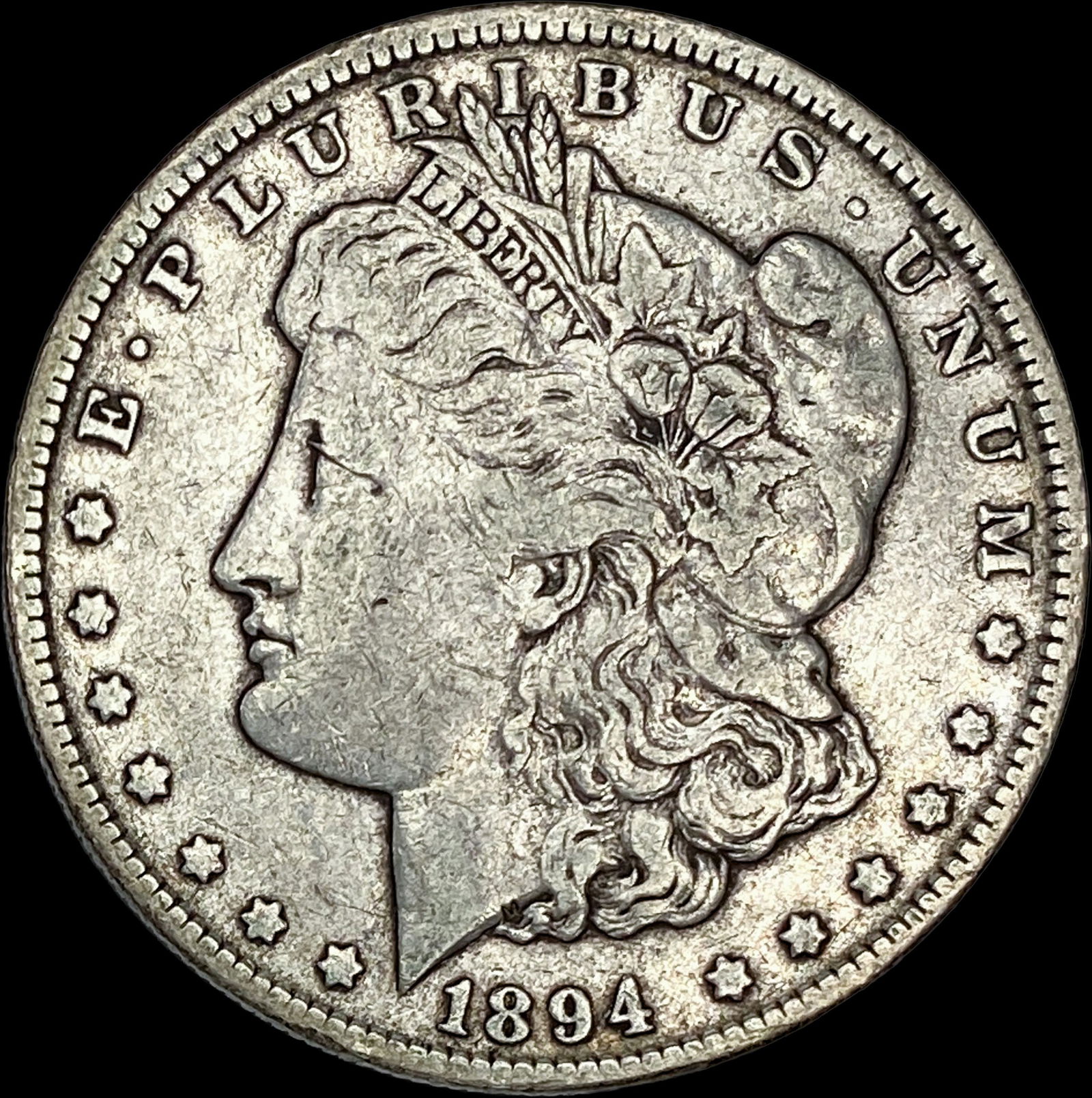 1894-O Silver Morgan Dollar NEARLY UNCIRCULATED (1 of 2)