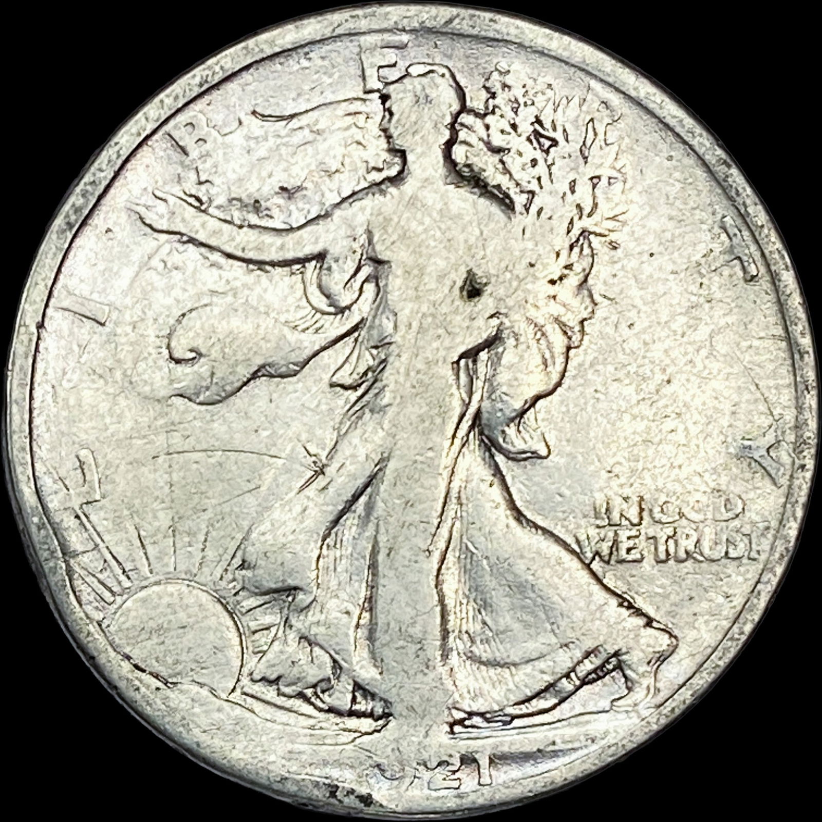 1921 Silver Half Dollar NICELY CIRCULATED (1 of 2)