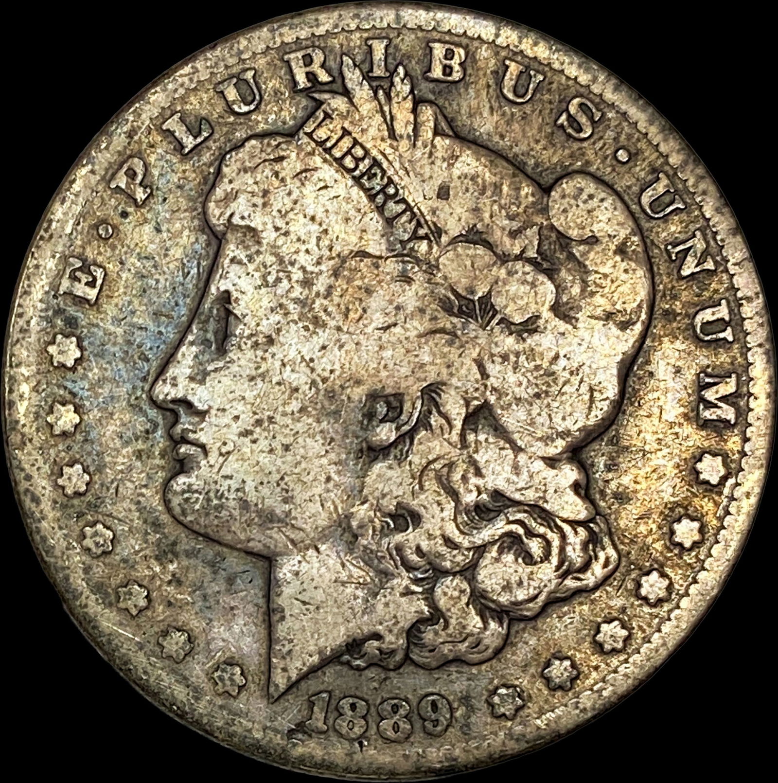 1889-S Silver Morgan Dollar NICELY CIRCULATED (1 of 2)