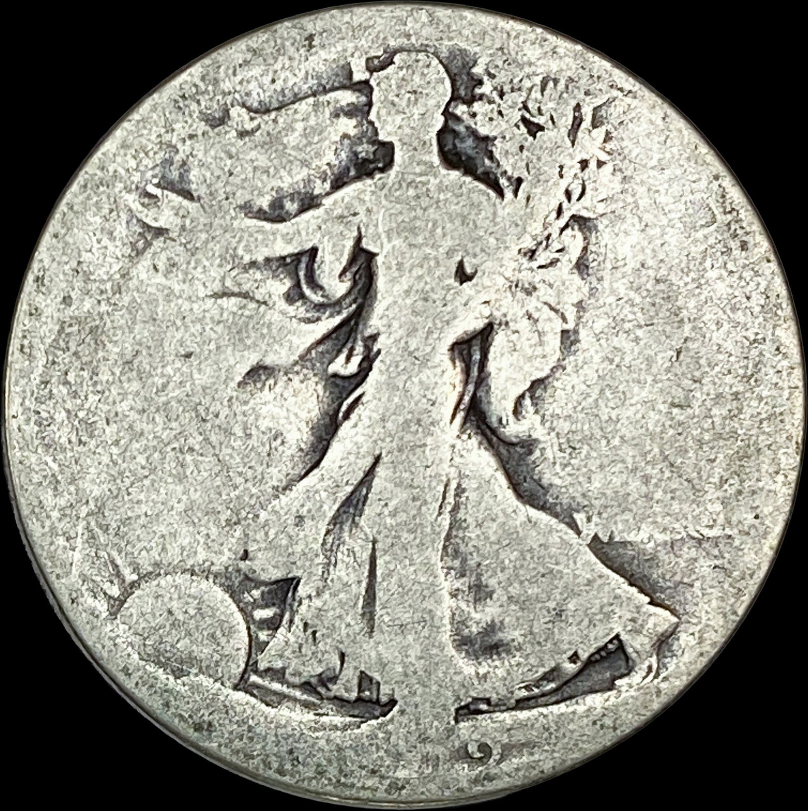 1919-D Silver Walking Liberty Half Dollar NICELY CIRCULATED: 1919-D Silver Walking Liberty Half Dollar NICELY CIRCULATED