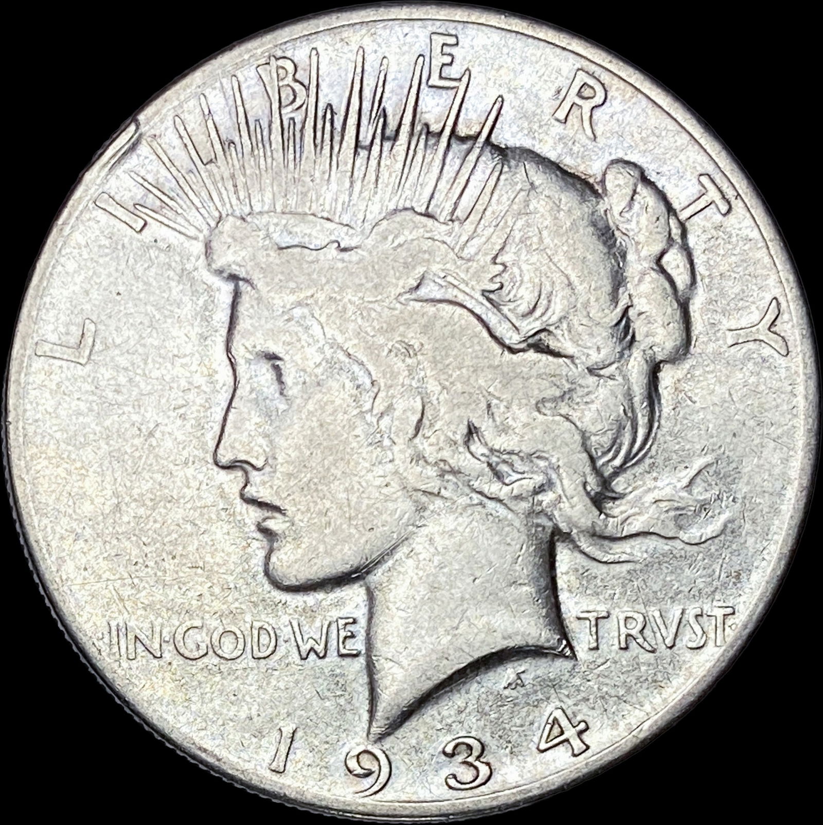 1934 Peace Silver Dollar LIGHTLY CIRCULATED (1 of 2)