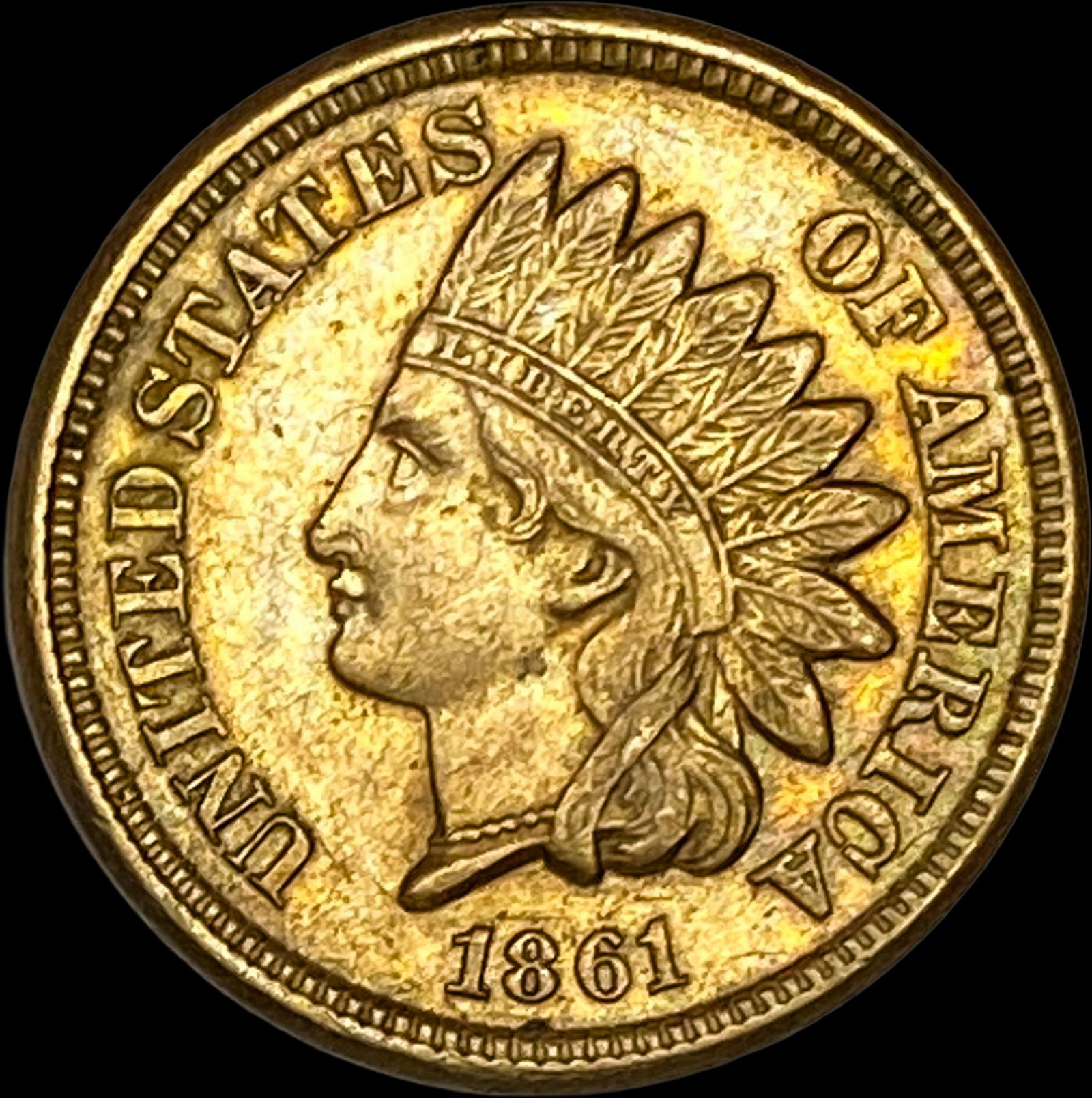 1861 Indian Head Cent UNCIRCULATED (1 of 2)
