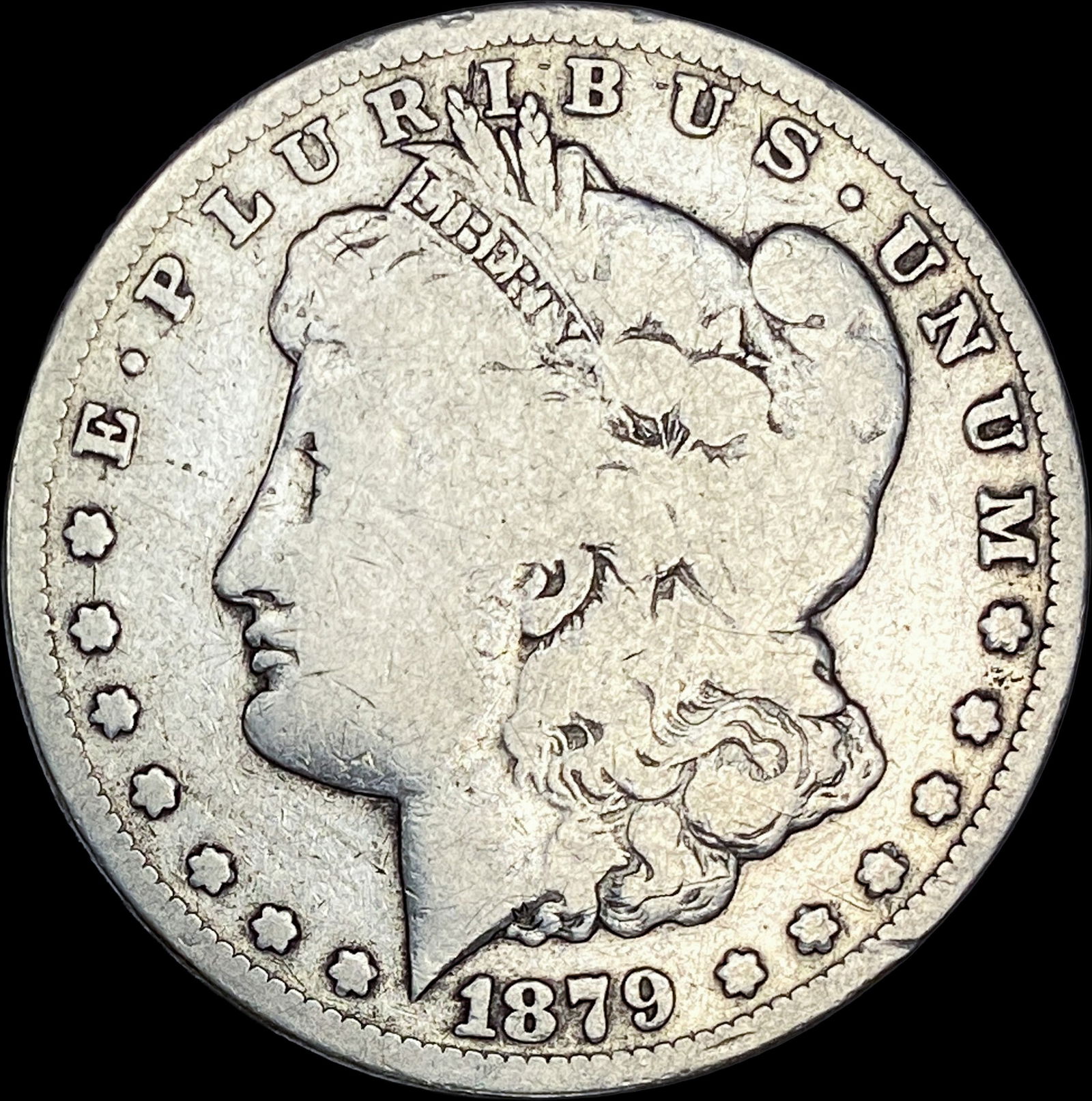 1879-CC Silver Morgan Dollar NICELY CIRCULATED: 1879-CC Silver Morgan Dollar NICELY CIRCULATED