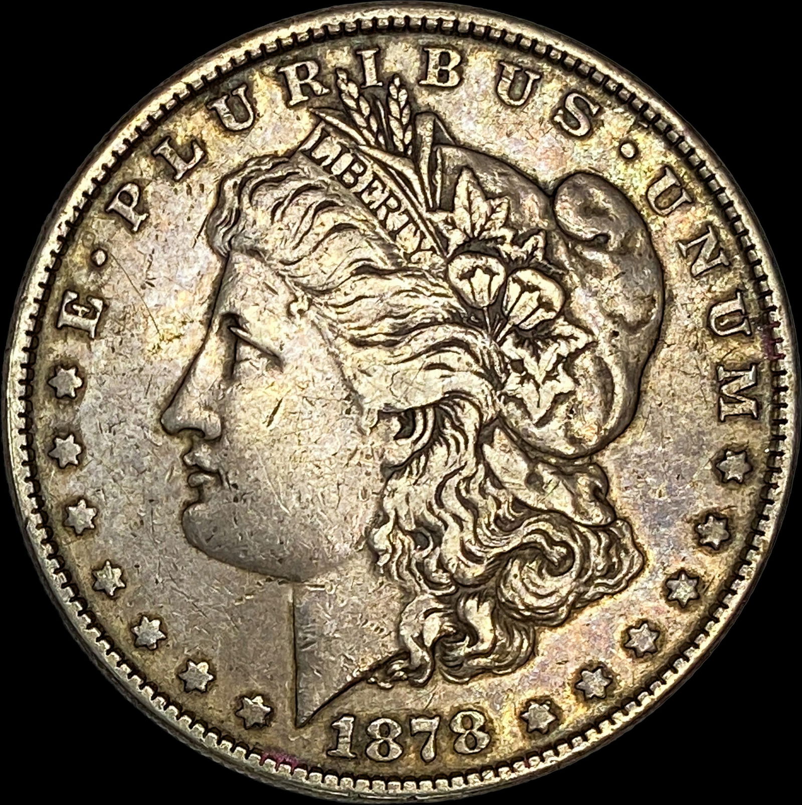 1878-S Silver Morgan Dollar NEARLY UNCIRCULATED: 1878-S Silver Morgan Dollar NEARLY UNCIRCULATED