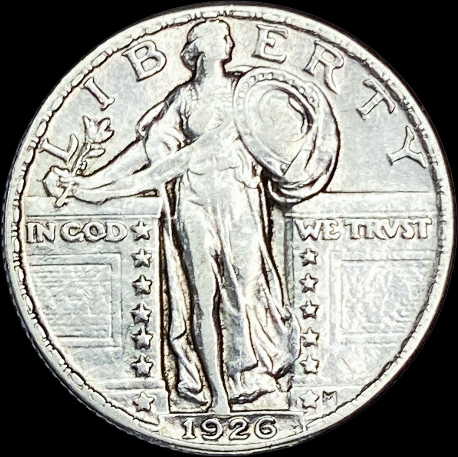 1926 Standing Liberty Quarter CHOICE AU (1 of 2)