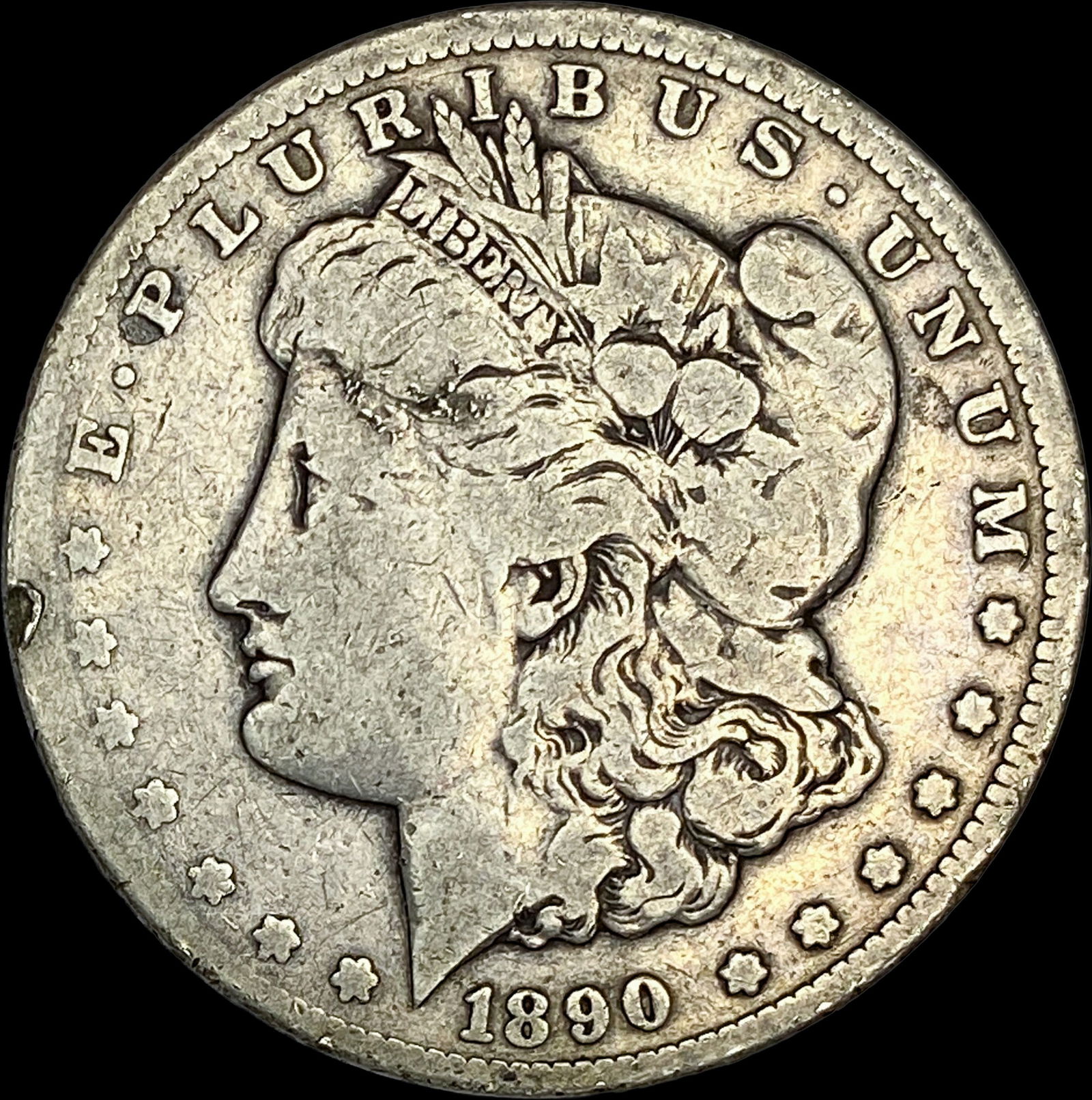 1890-CC Silver Morgan Dollar NICELY CIRCULATED (1 of 2)