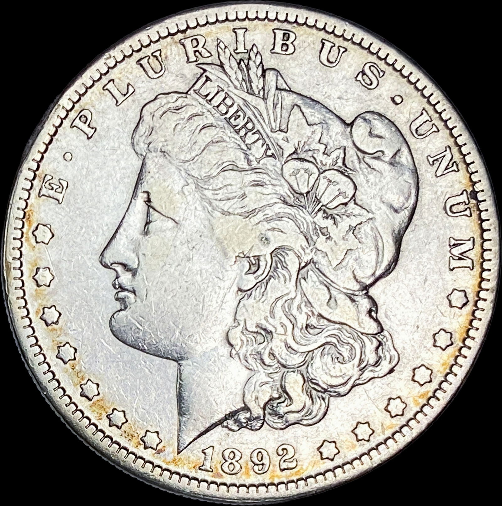 1892-S Silver Morgan Dollar LIGHTLY CIRCULATED (1 of 2)