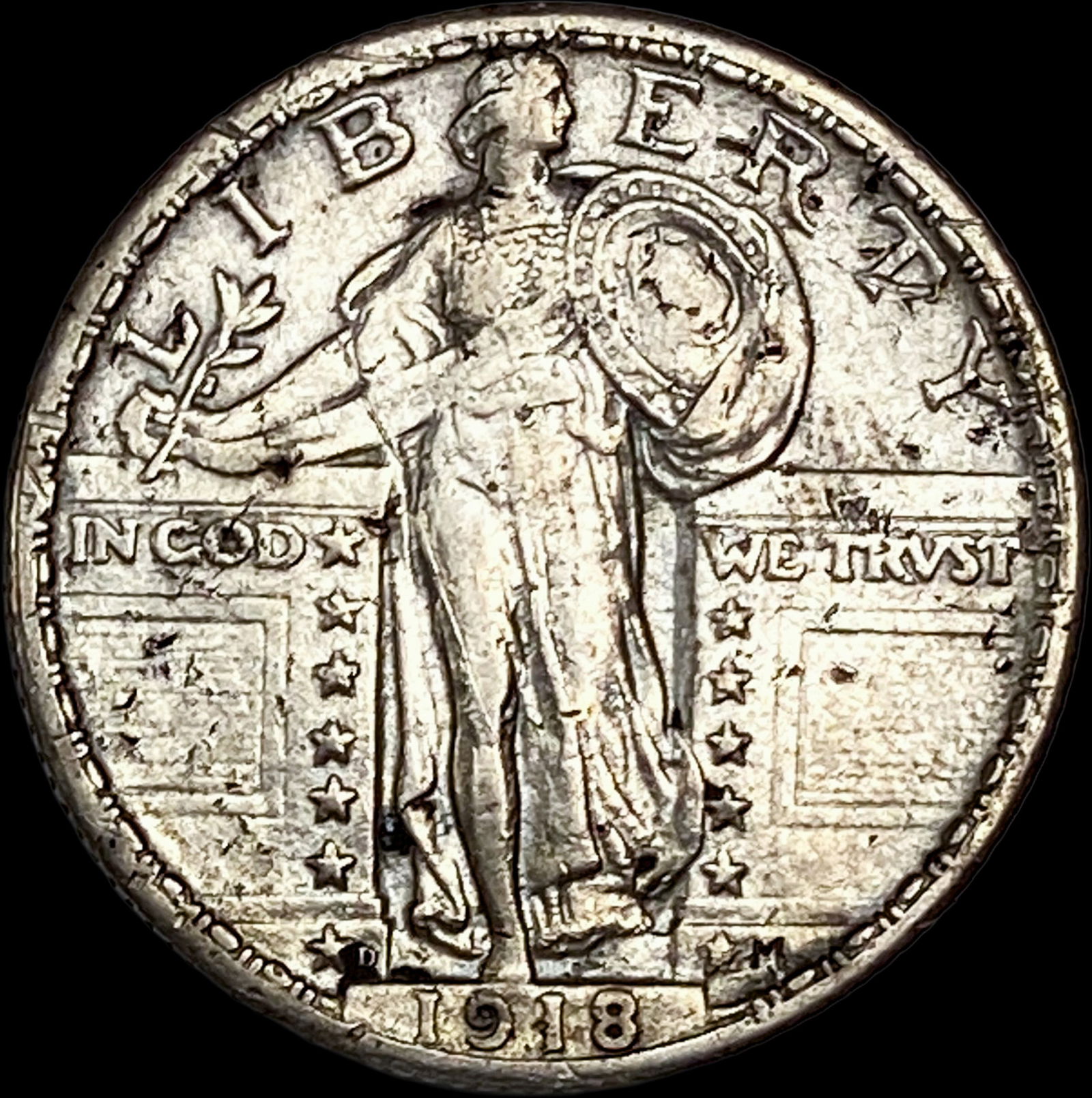 1918 Standing Liberty Quarter NEARLY UNCIRCULATED (1 of 2)