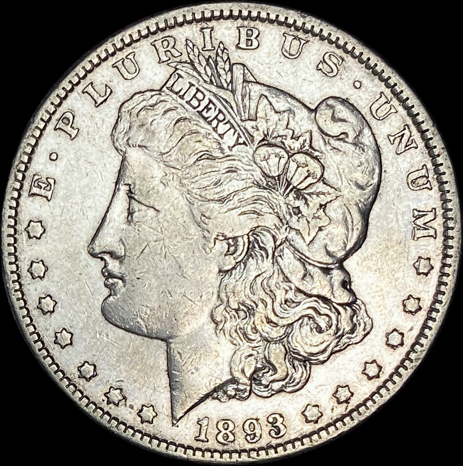 1893 Morgan Silver Dollar NEARLY UNCIRCULATED (1 of 2)