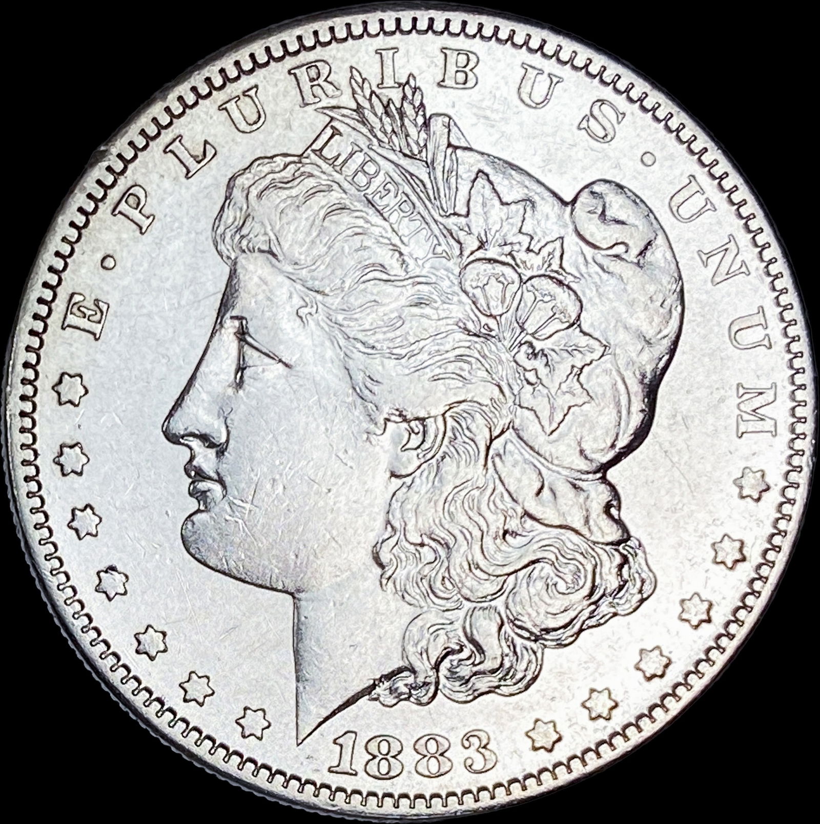 1883 Silver Morgan Dollar CHOICE AU (1 of 2)