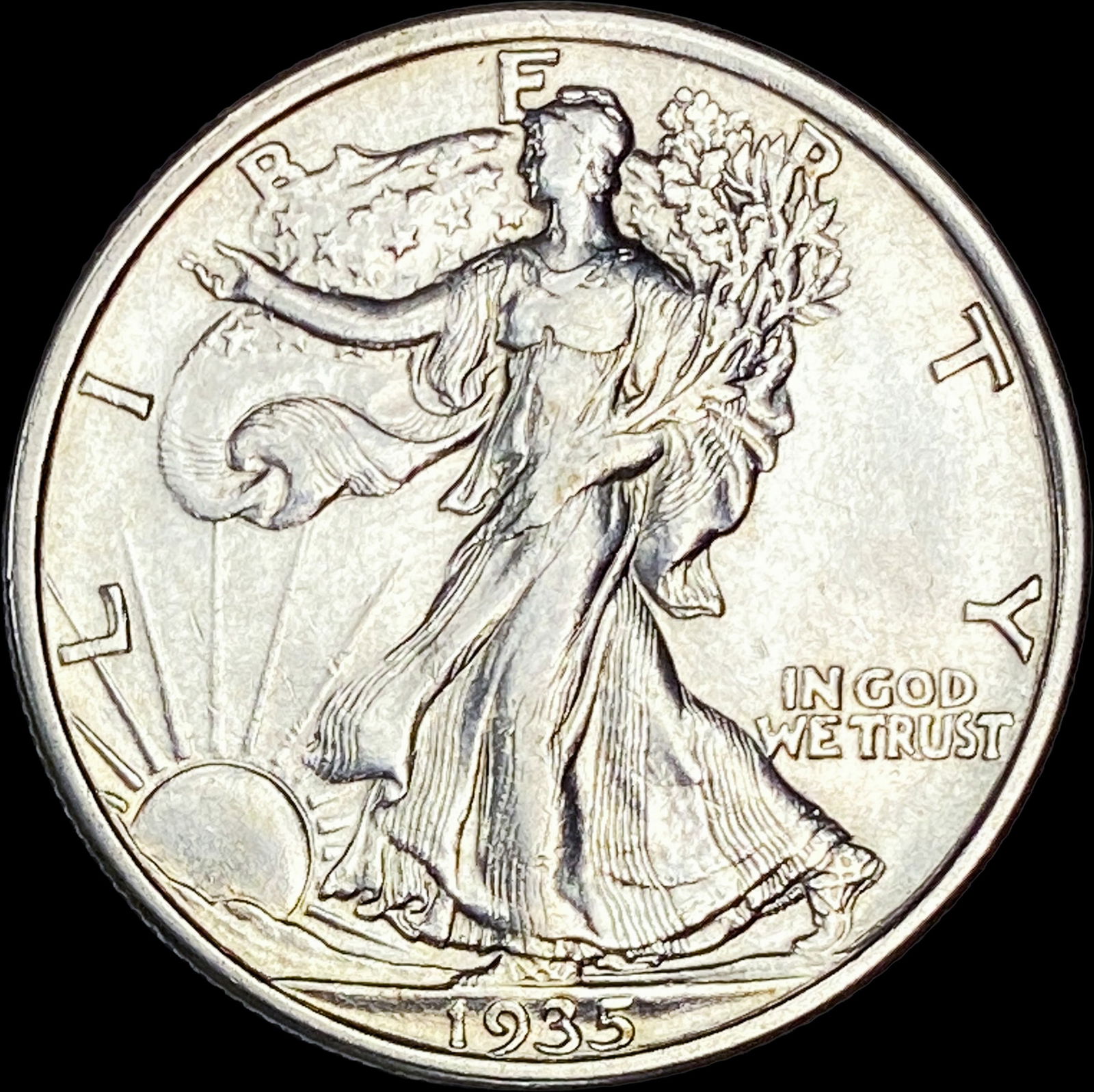 1935 Silver Half Dollar CLOSELY UNCIRCULATED (1 of 2)