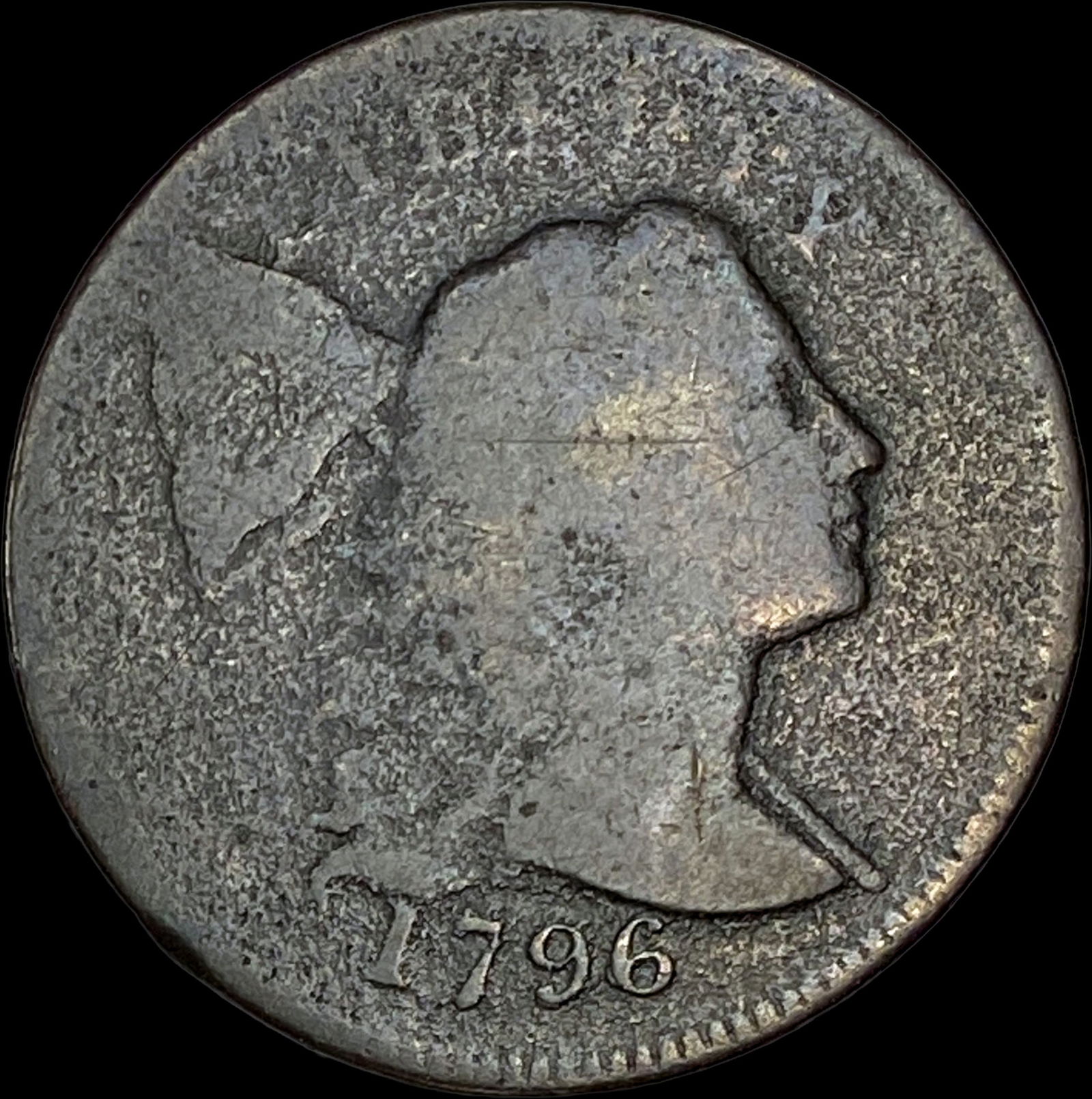 1796 Draped Bust Large Cent NICELY CIRCULATED (1 of 2)