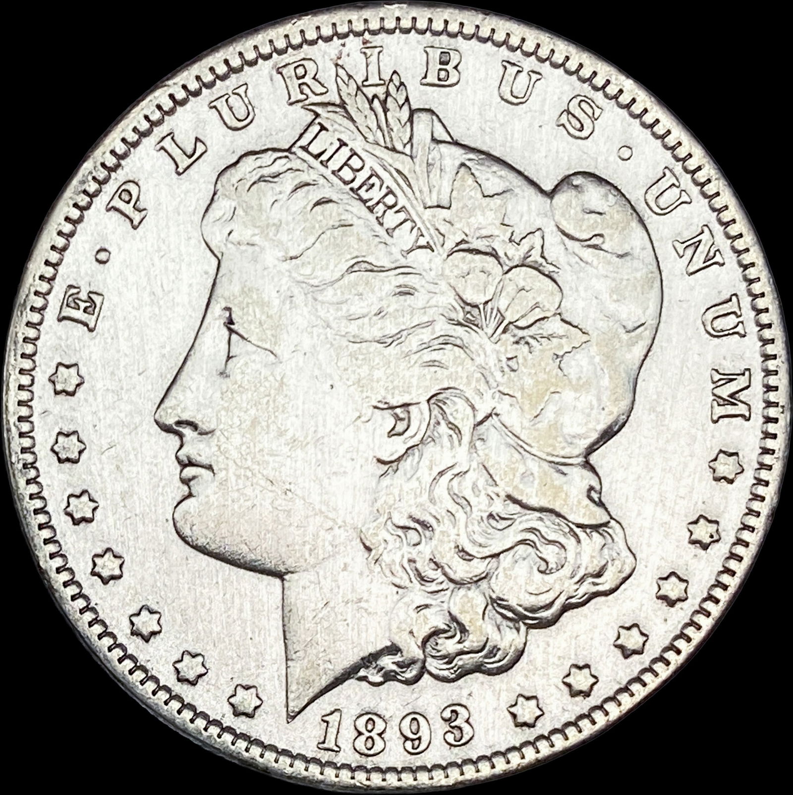 1893-S Silver Morgan Dollar HIGH GRADE (1 of 2)