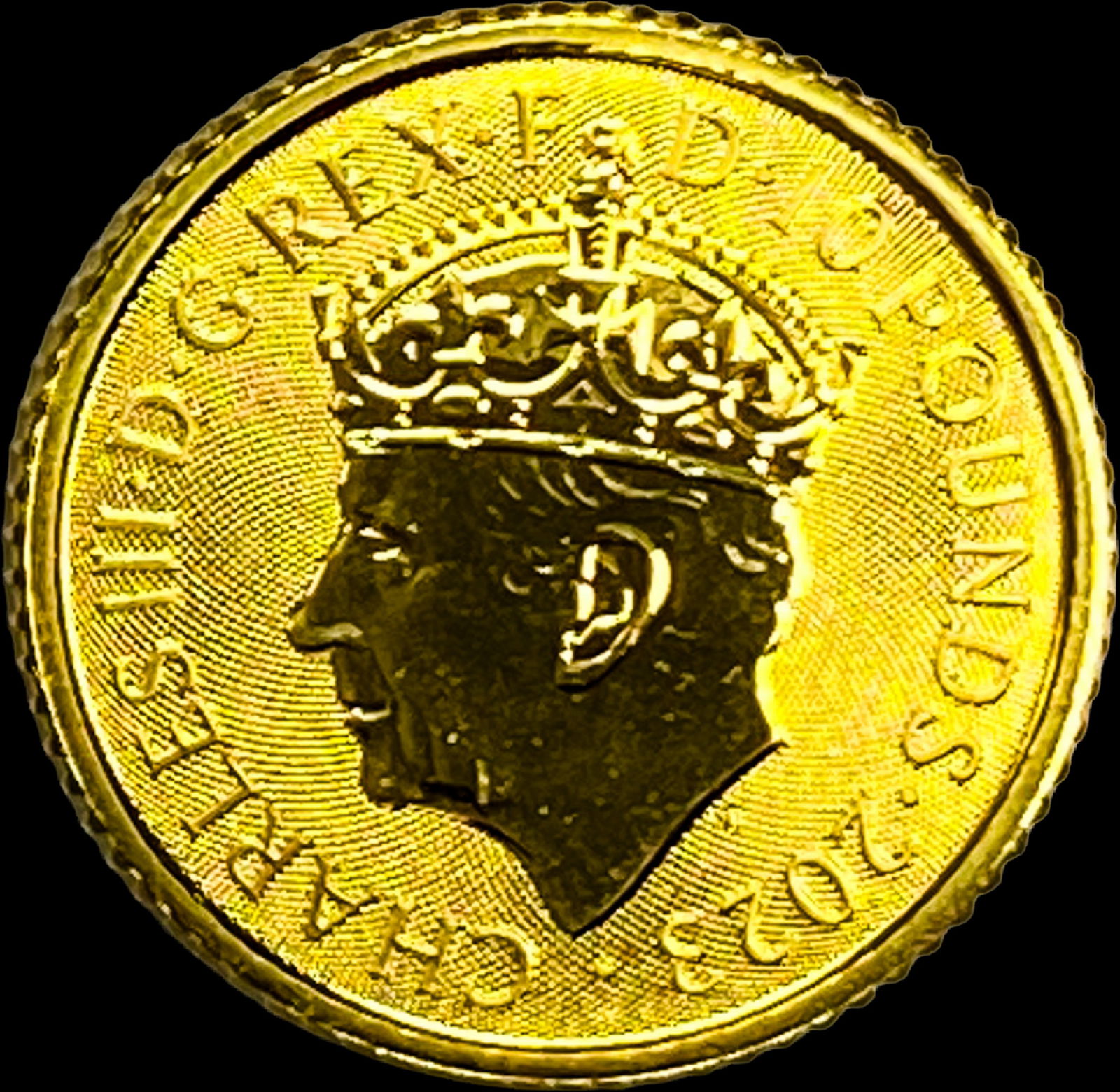 2023 Gold 5 Pounds King Charles III Coronation CHOICE PROOF: 2023 Gold 5 Pounds King Charles III Coronation CHOICE PROOF