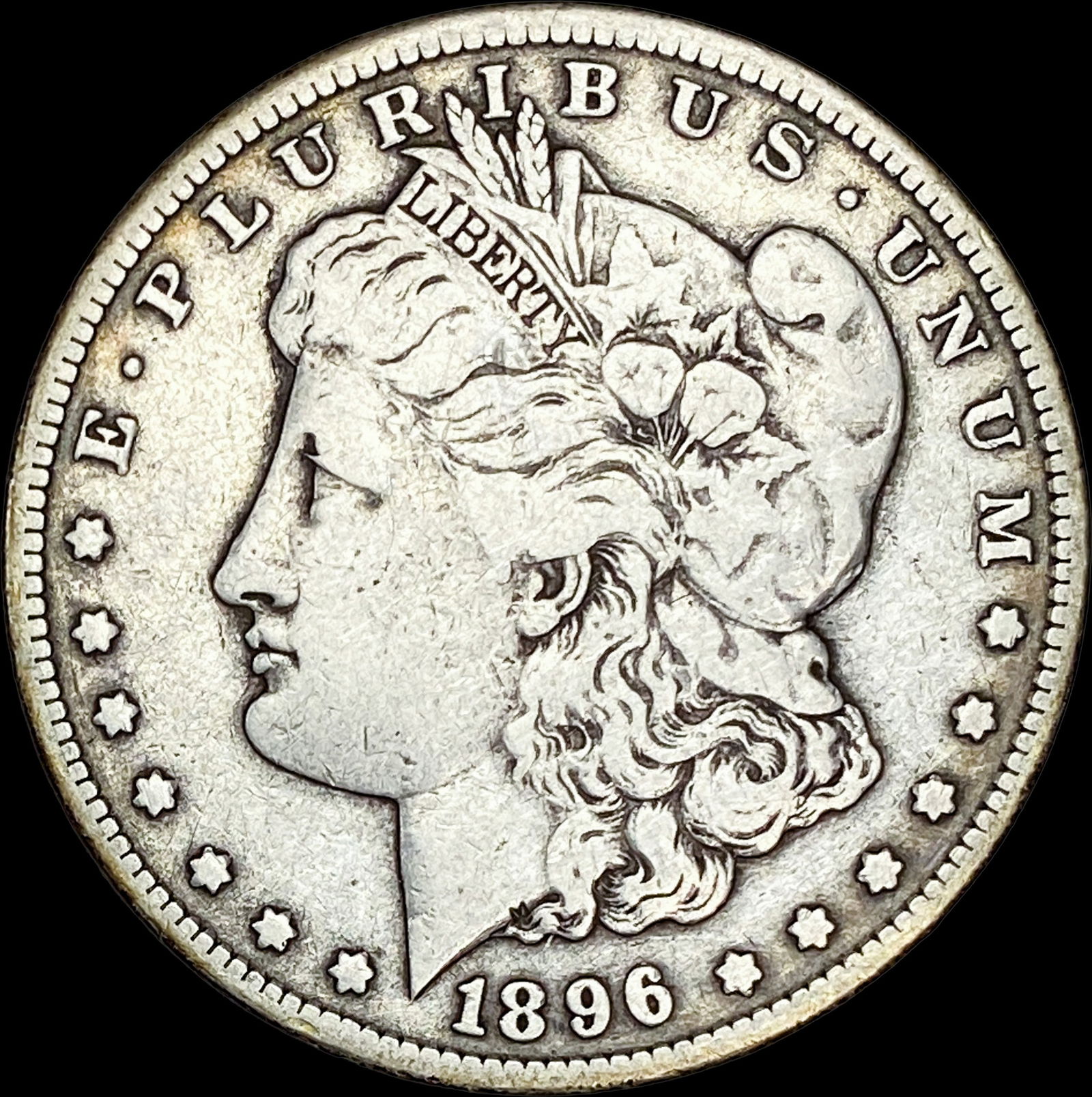 1896-S Silver Morgan Dollar NICELY CIRCULATED (1 of 2)