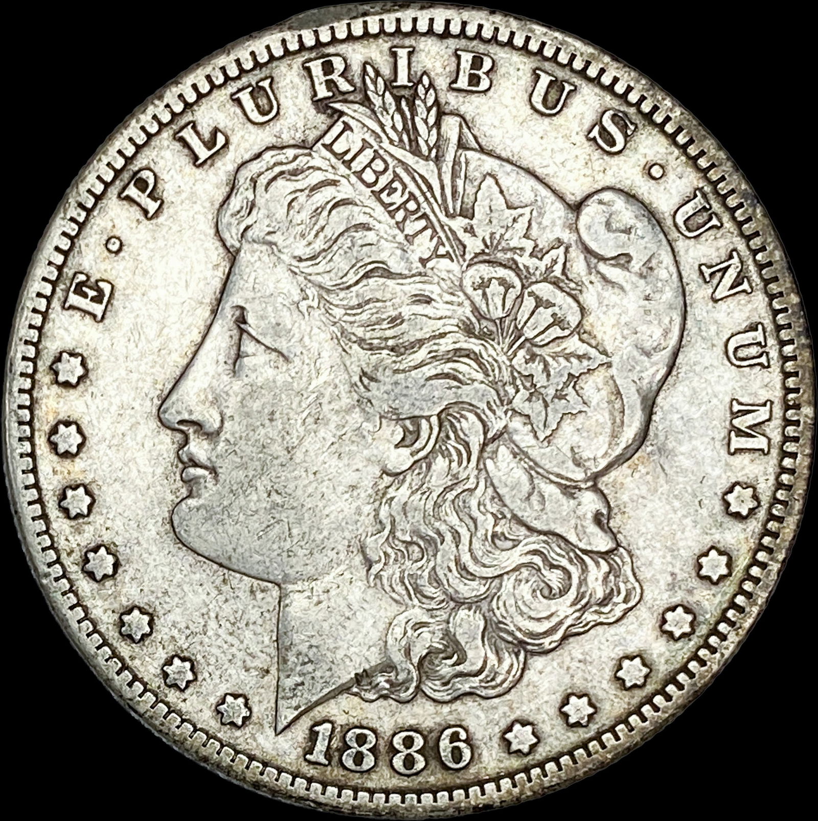 1886-S Silver Morgan Dollar NEARLY UNCIRCULATED (1 of 2)