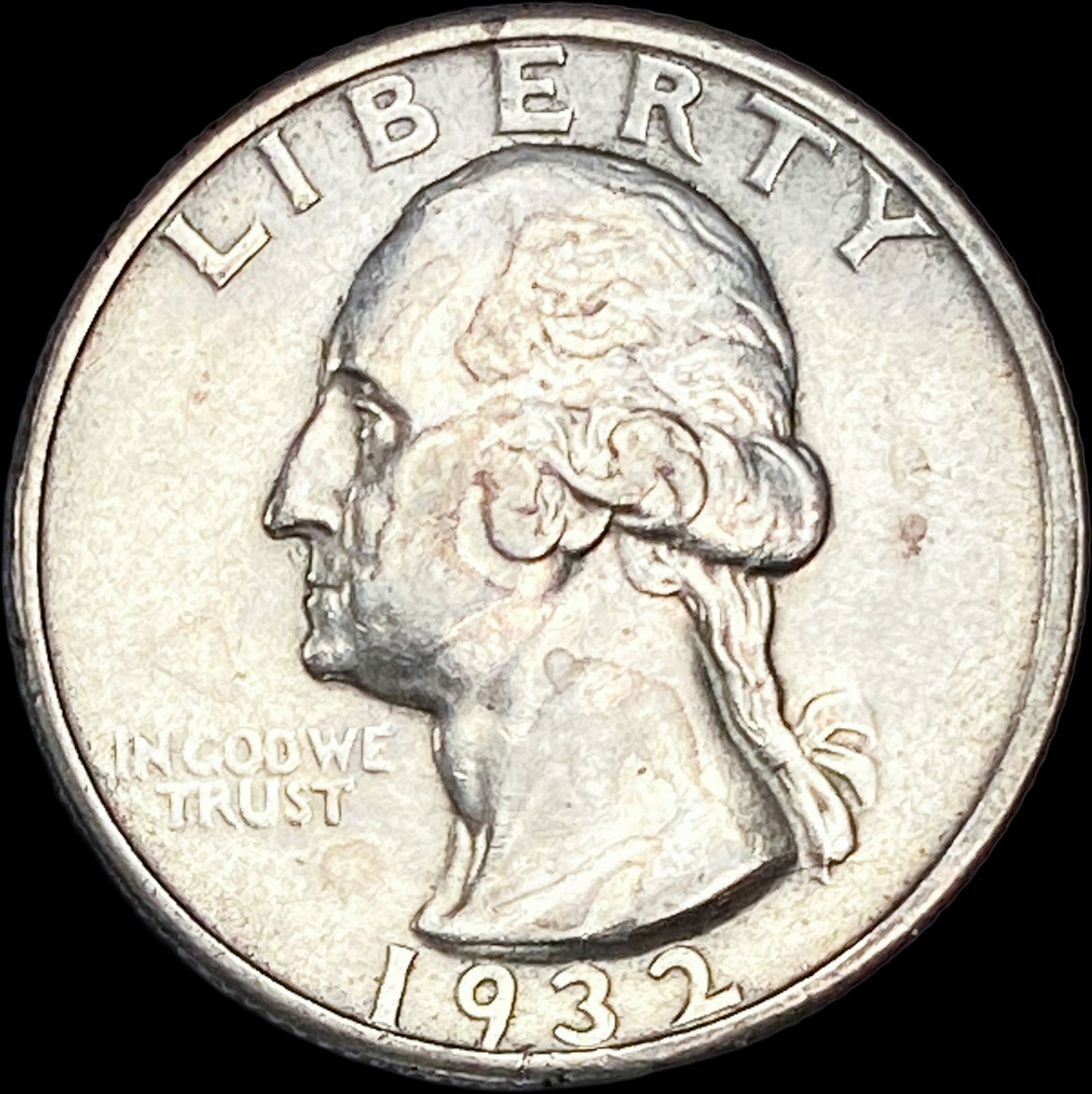 1932-S Silver Washington Quarter NEARLY UNCIRCULATED (1 of 2)