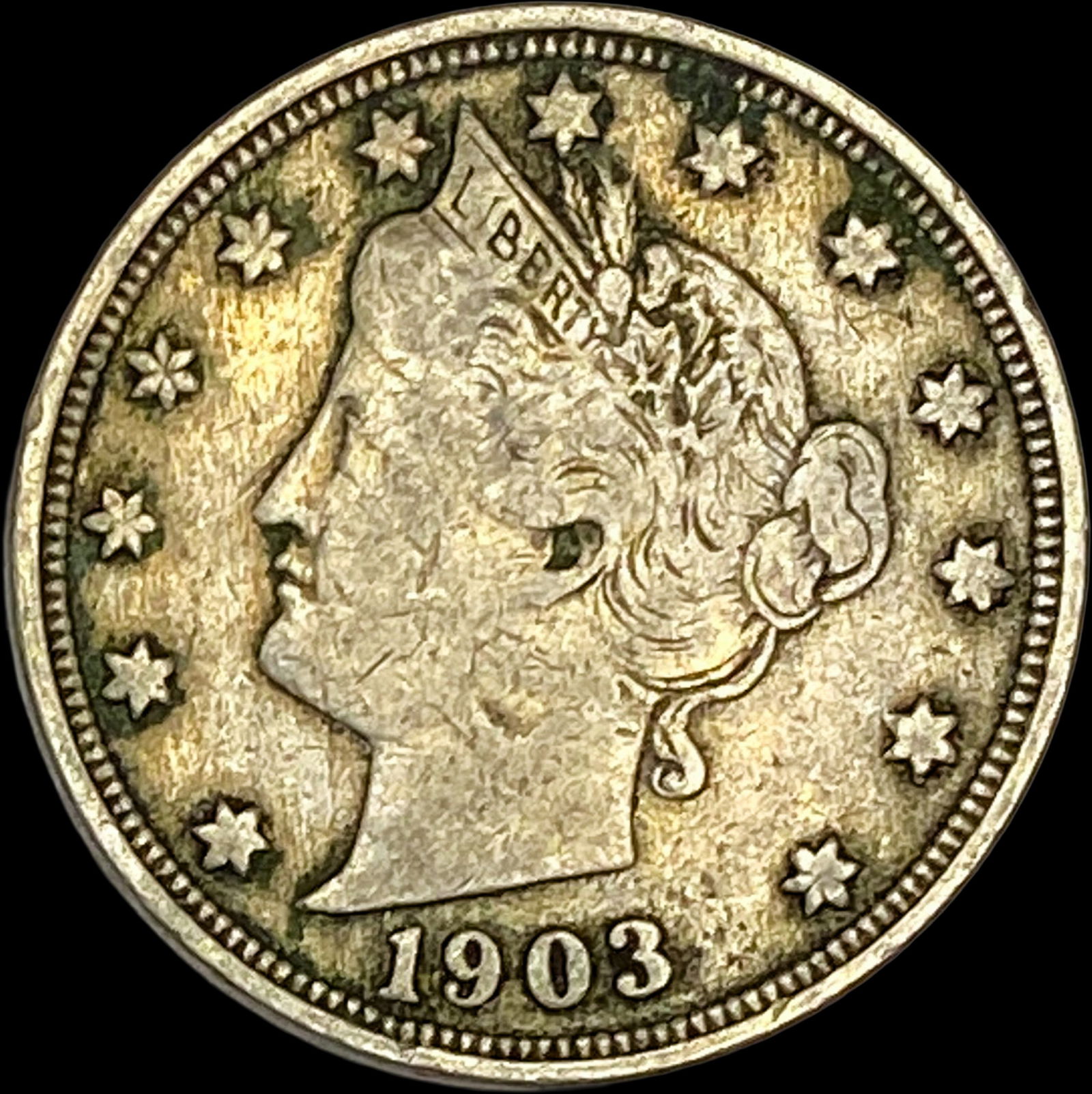 1903-S Liberty Head Nickel LIGHTLY CIRCULATED (1 of 2)