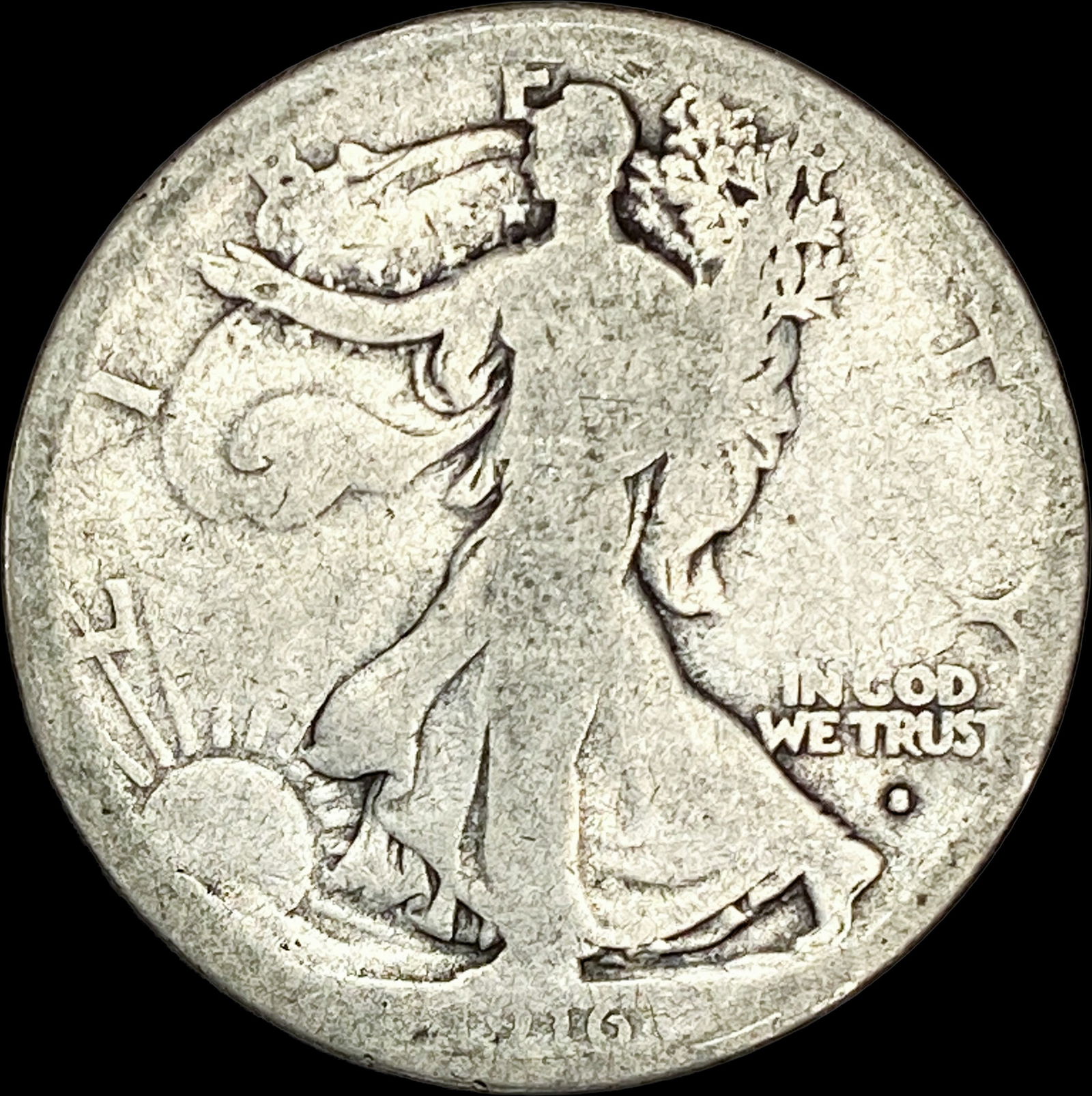 1918-S Silver Walking Liberty Half Dollar NICELY CIRCULATED: 1918-S Silver Walking Liberty Half Dollar NICELY CIRCULATED