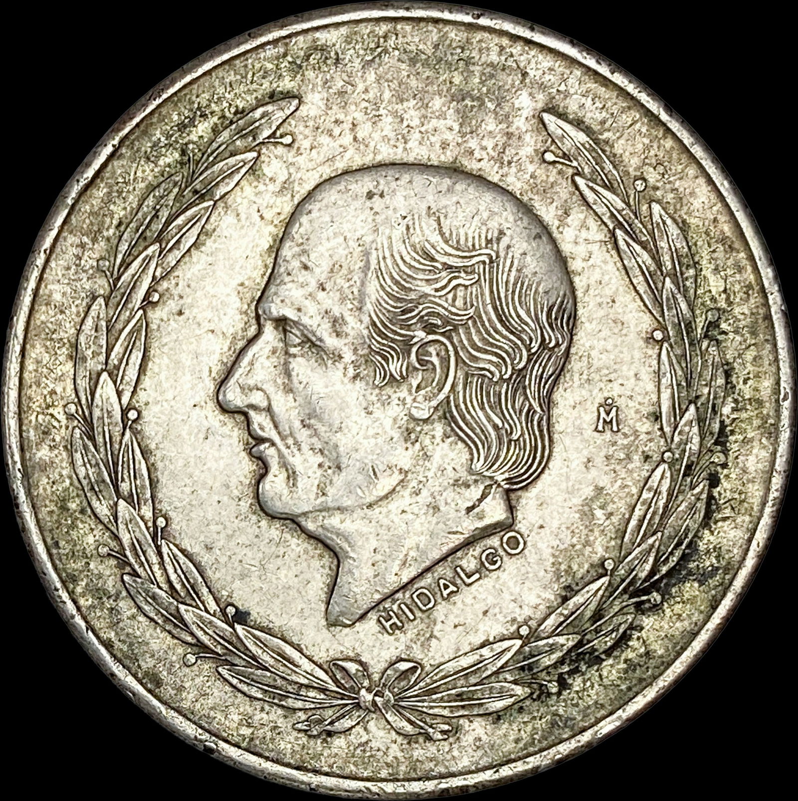 1953 Silver 5 Pesos Mexico M Mint Mark LIGHTLY CIRCULATED (1 of 2)