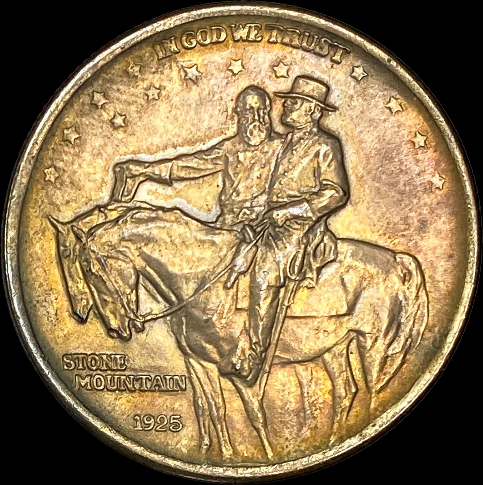 1925 Stone Mountain Silver Half Dollar CHOICE BU (1 of 2)